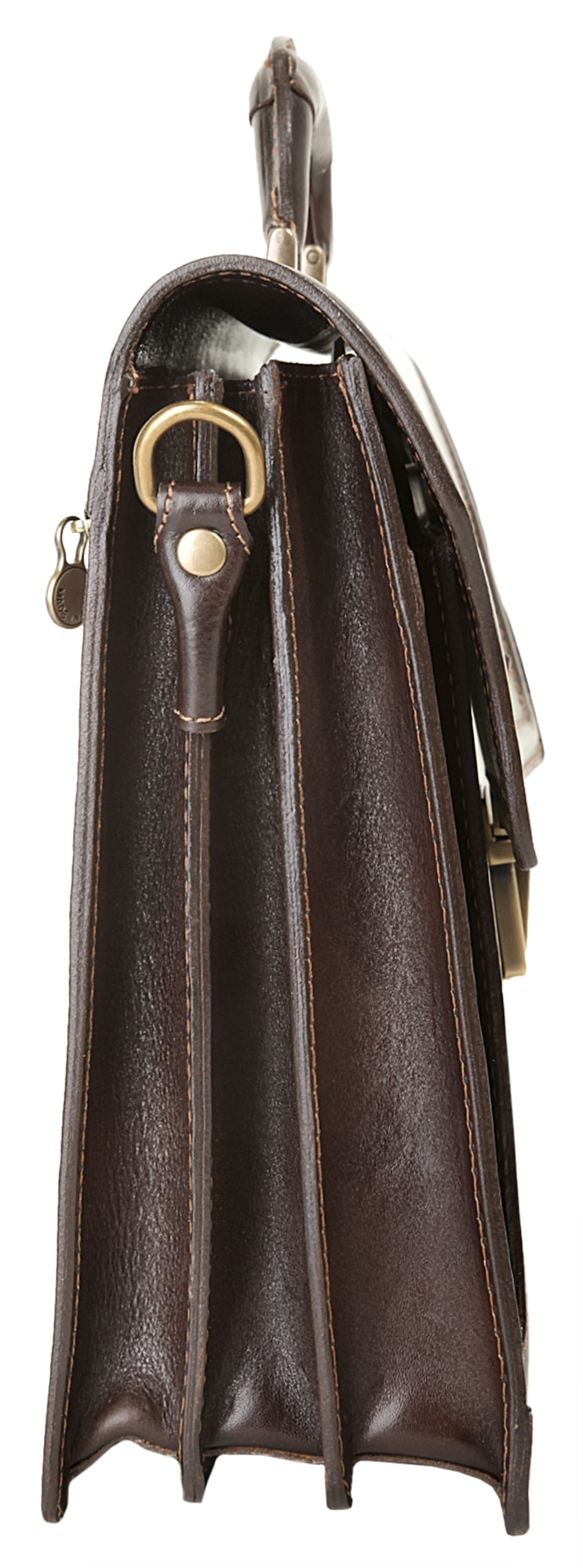 Bagan Aktentasche, echt Leder, Made in Italy