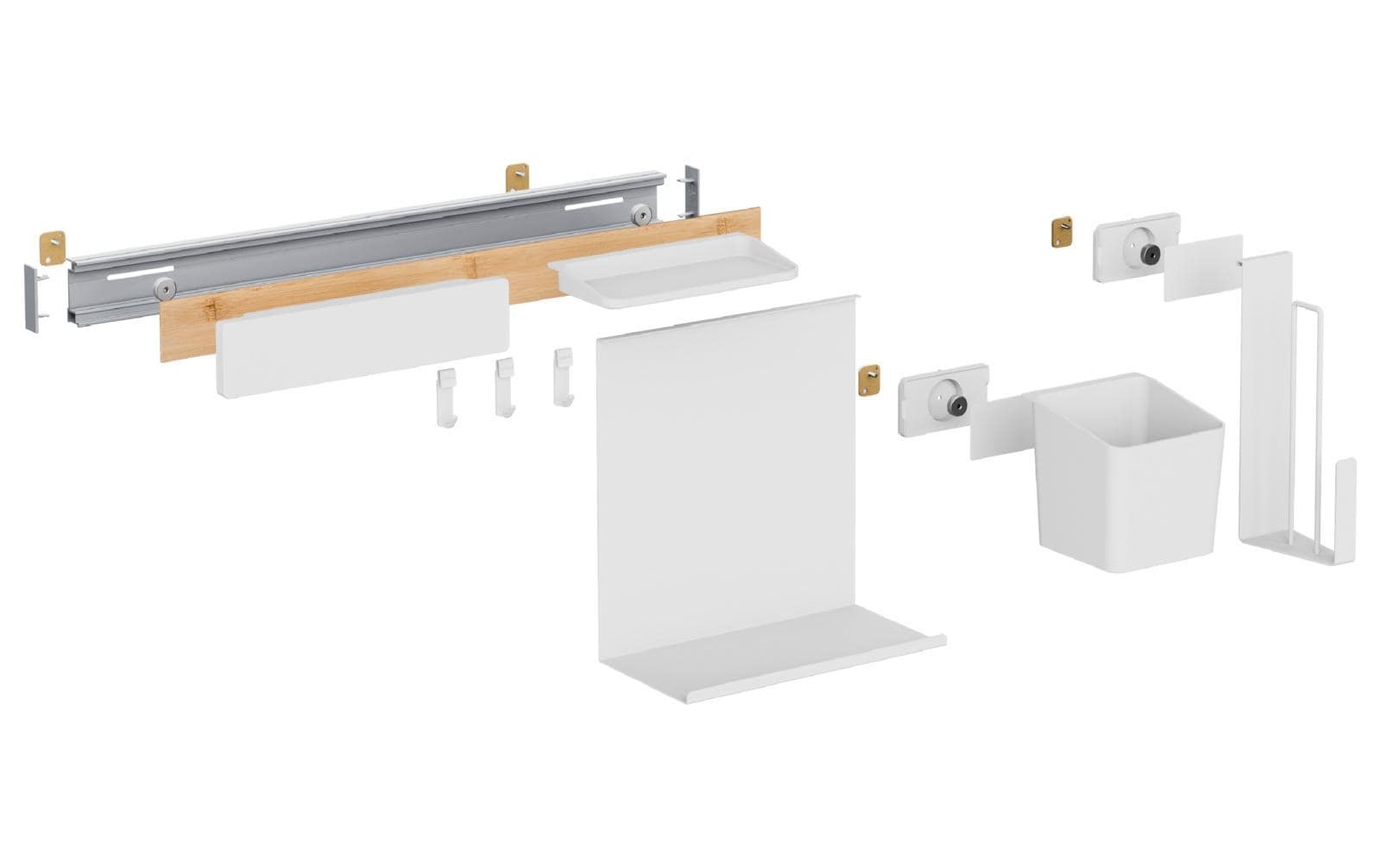 tesa Ablageelement »L Bambus/Weiss«