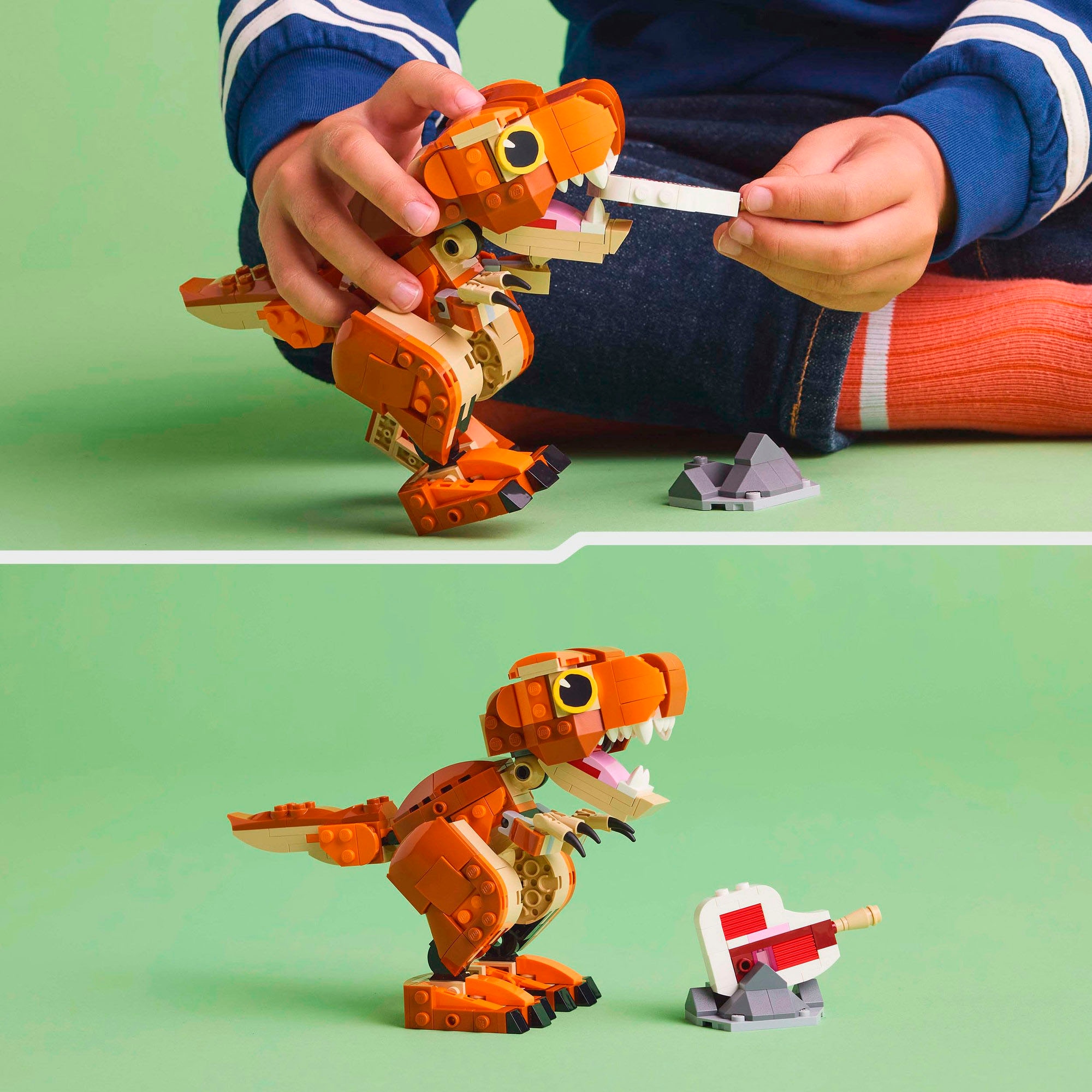 LEGO® Konstruktionsspielsteine »Little Eatie: T.Rex (76967), LEGO Jurassic World« Made in Europe