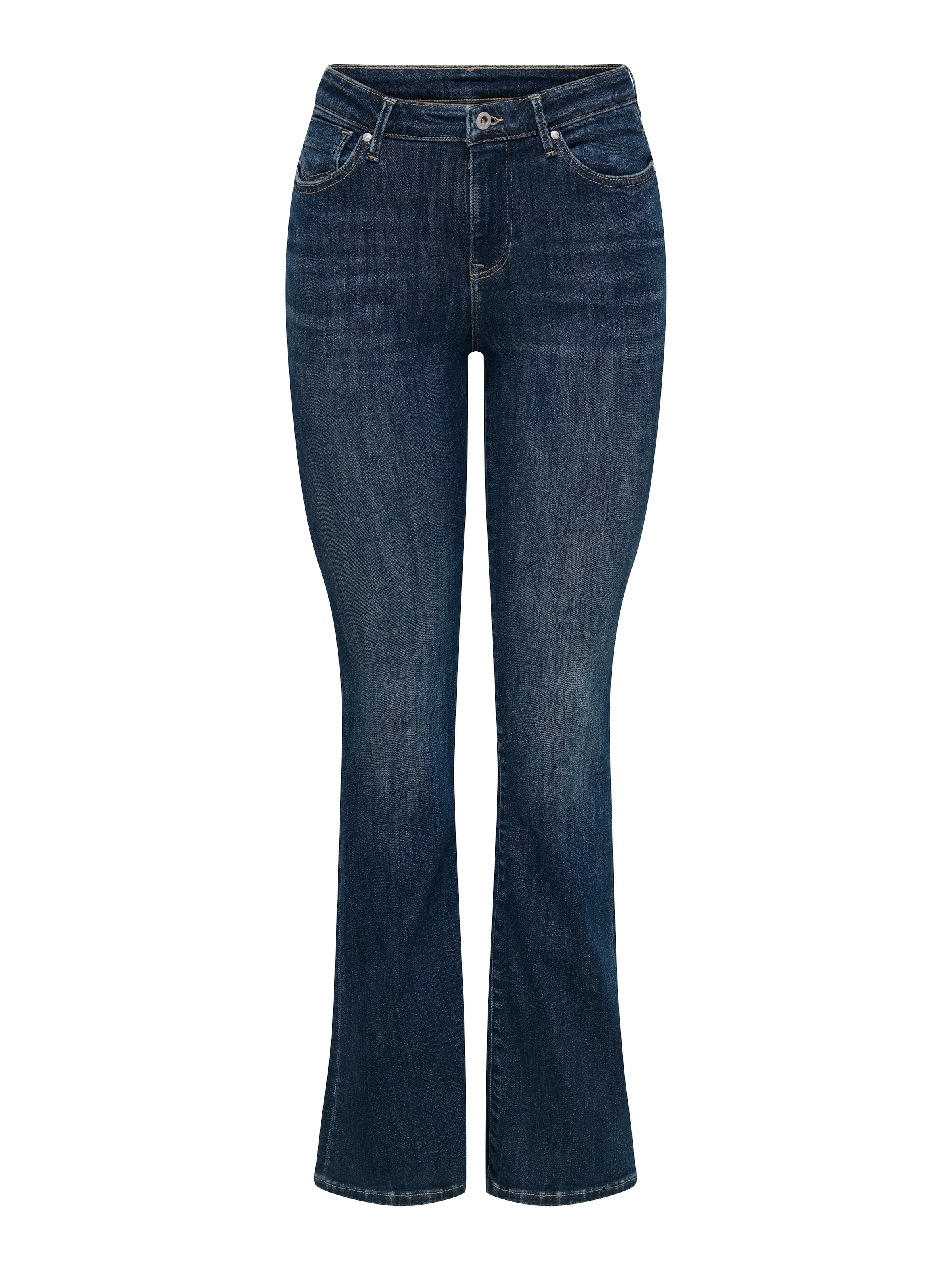 ONLY Jeans bootcut »ONLPOWER MID WAIST PUSH UP FLARED DNM« elastischer Denim