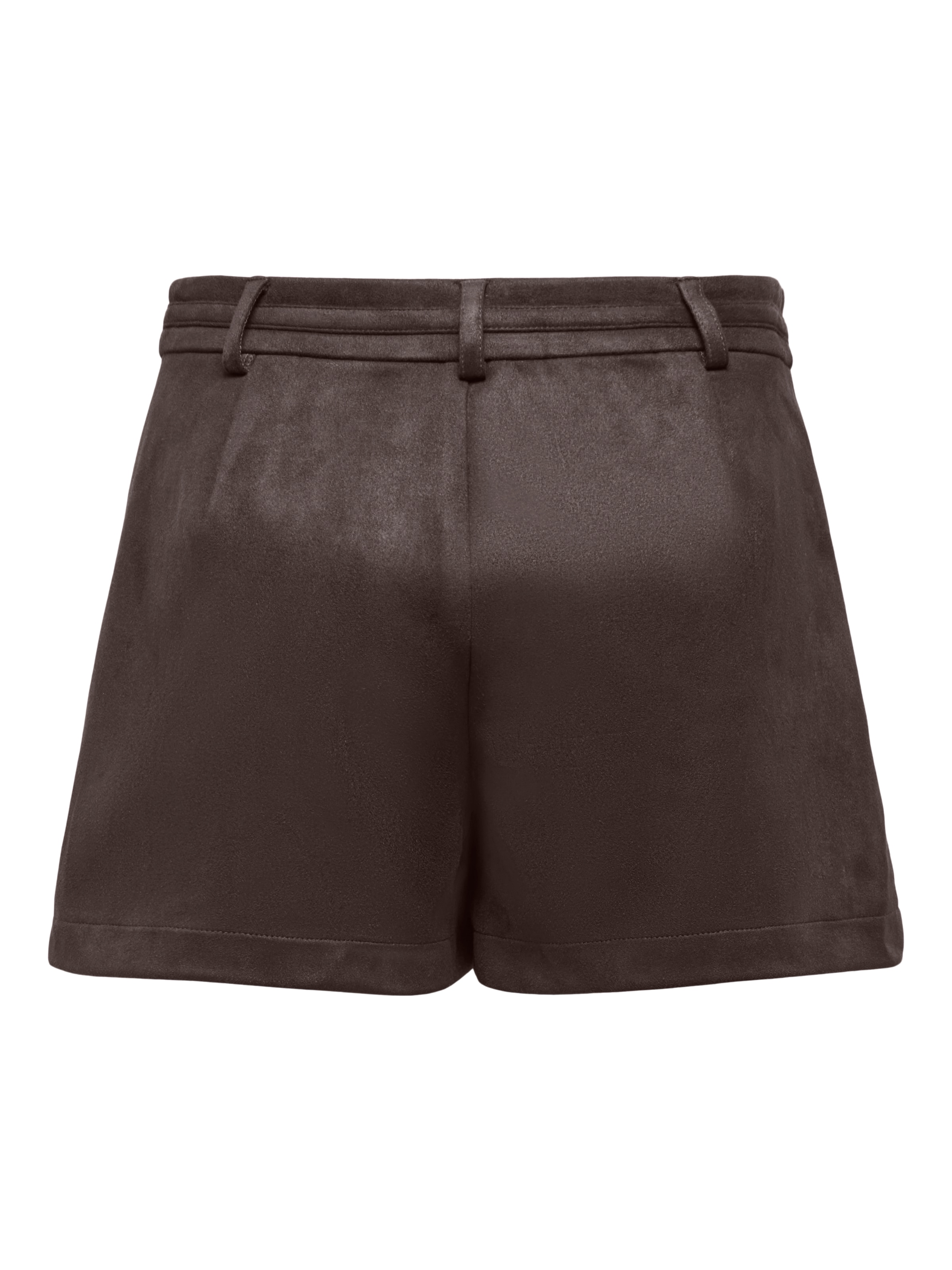 ONLY »ONLMIRA MW FAUX SUEDE SHORTS CC PNT«  Materialmix, regular fit