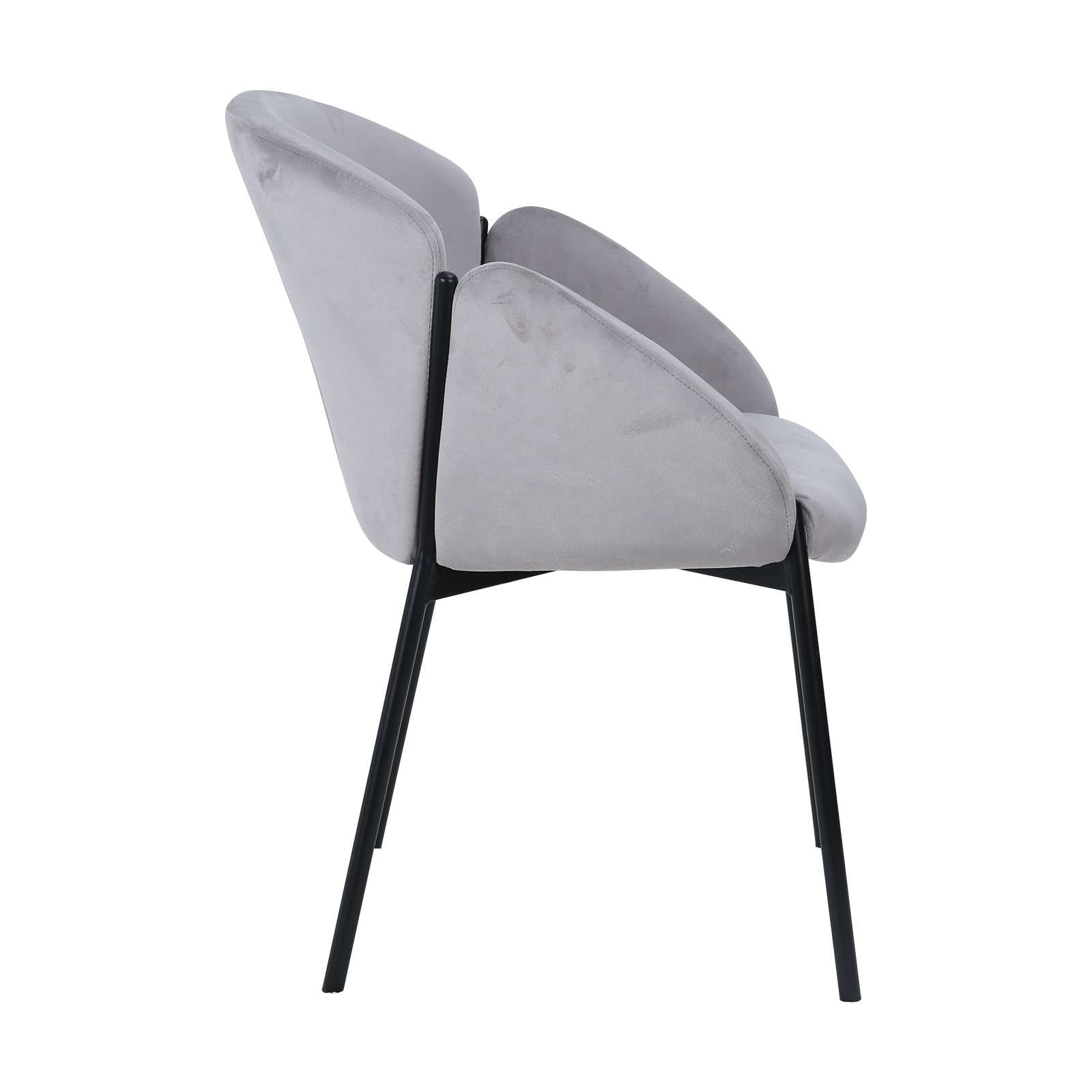 GOODproduct Chaise de salle à manger »Westfox« () 2 cuisgepolsterte Rückenlehne, Armlehne und Sitzfläche, Sitzhöhe 49 cm