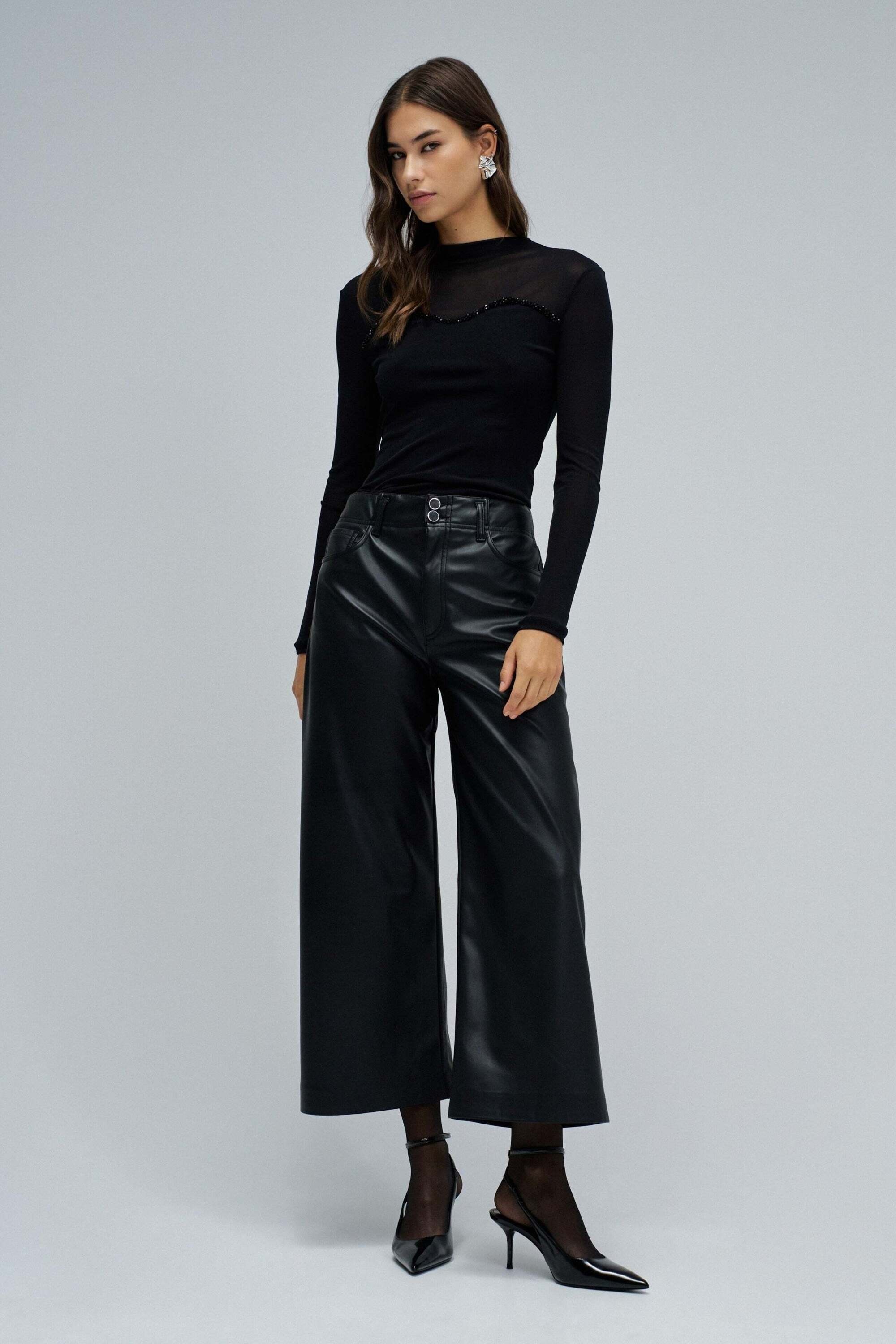 Salsa Langarmshirt »Salsa Jeans Langarmshirt Longsleeve With Transparency«