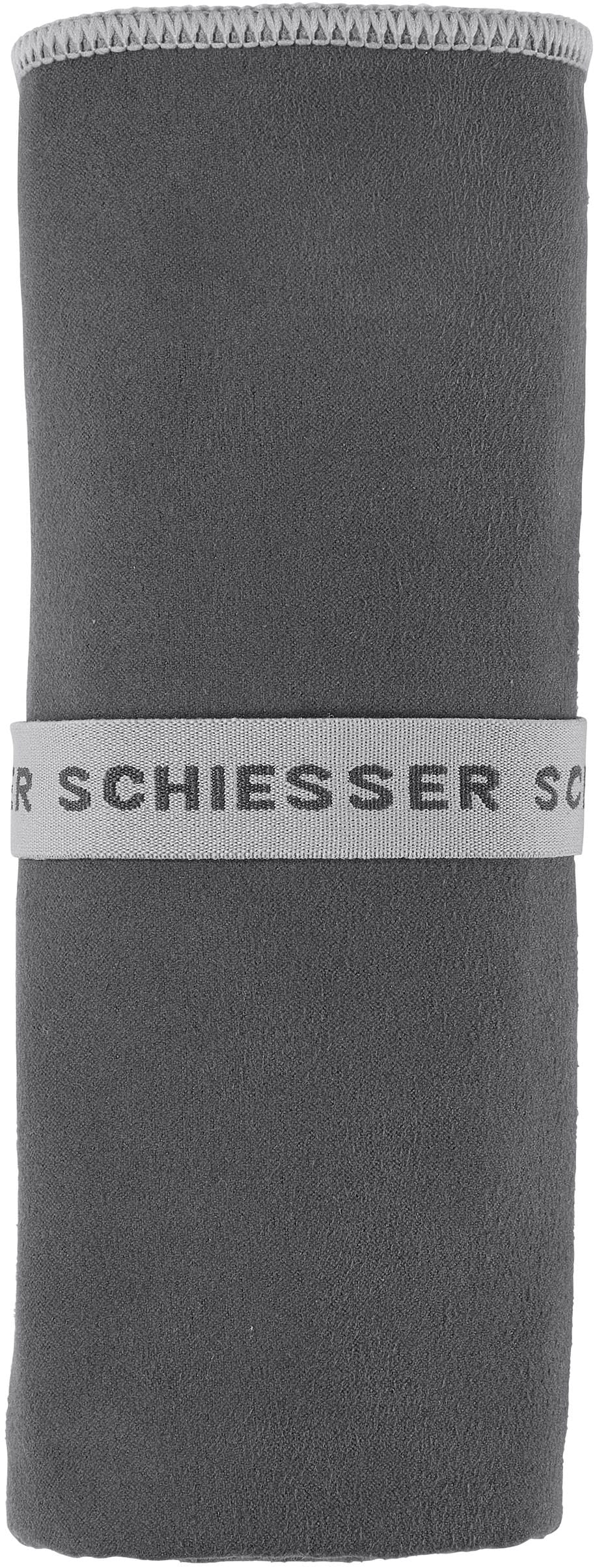 Image of Schiesser Sporthandtuch "Mario aus hochwertiger Mikrofaser" mit Kontrastsaum und Logo-Print