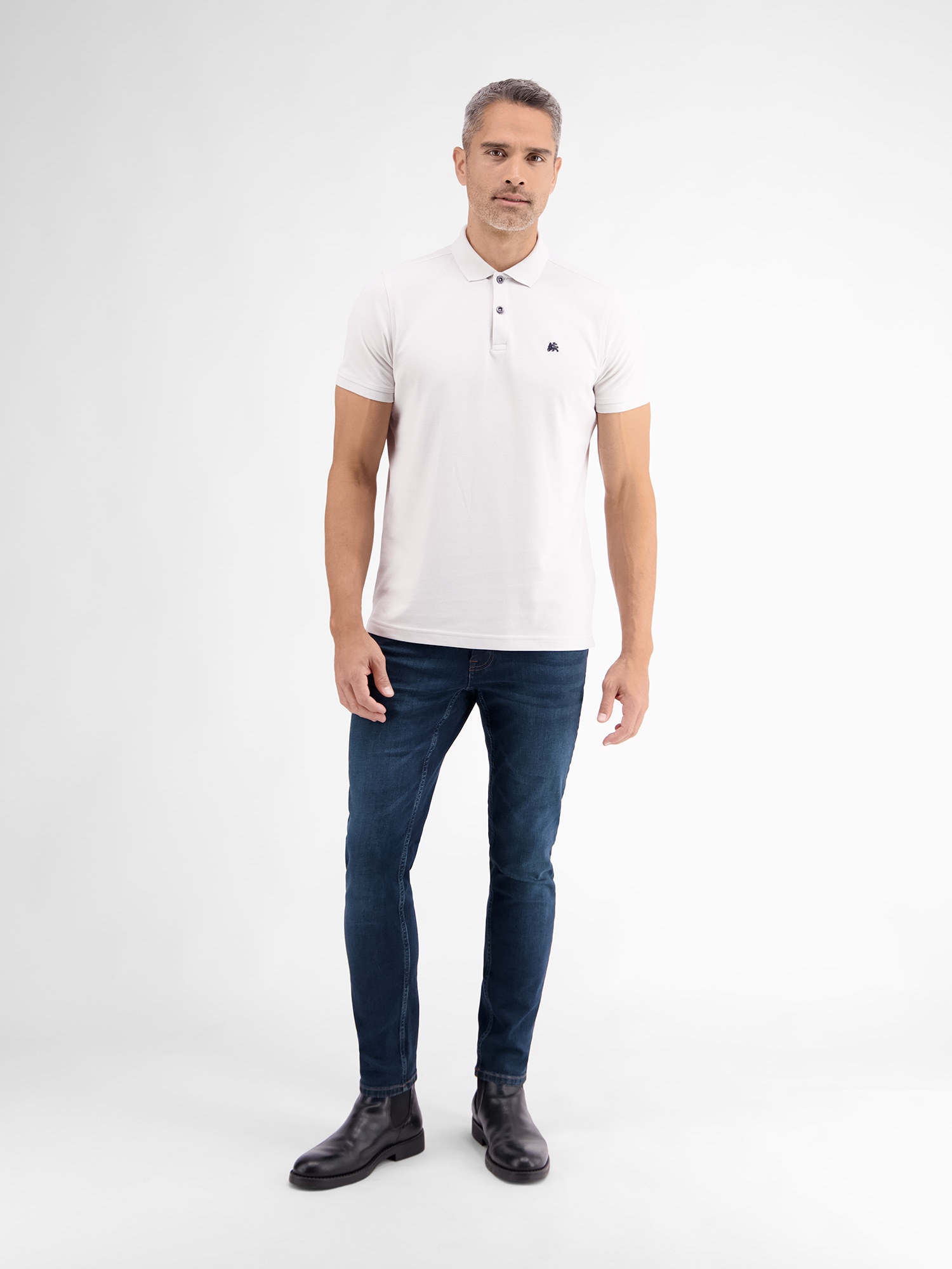 LERROS Pantalon 5 poches »LERROS CONLIN 5-Pocket Stretch-Denim, SLIM FIT, unifarben CONLIN«