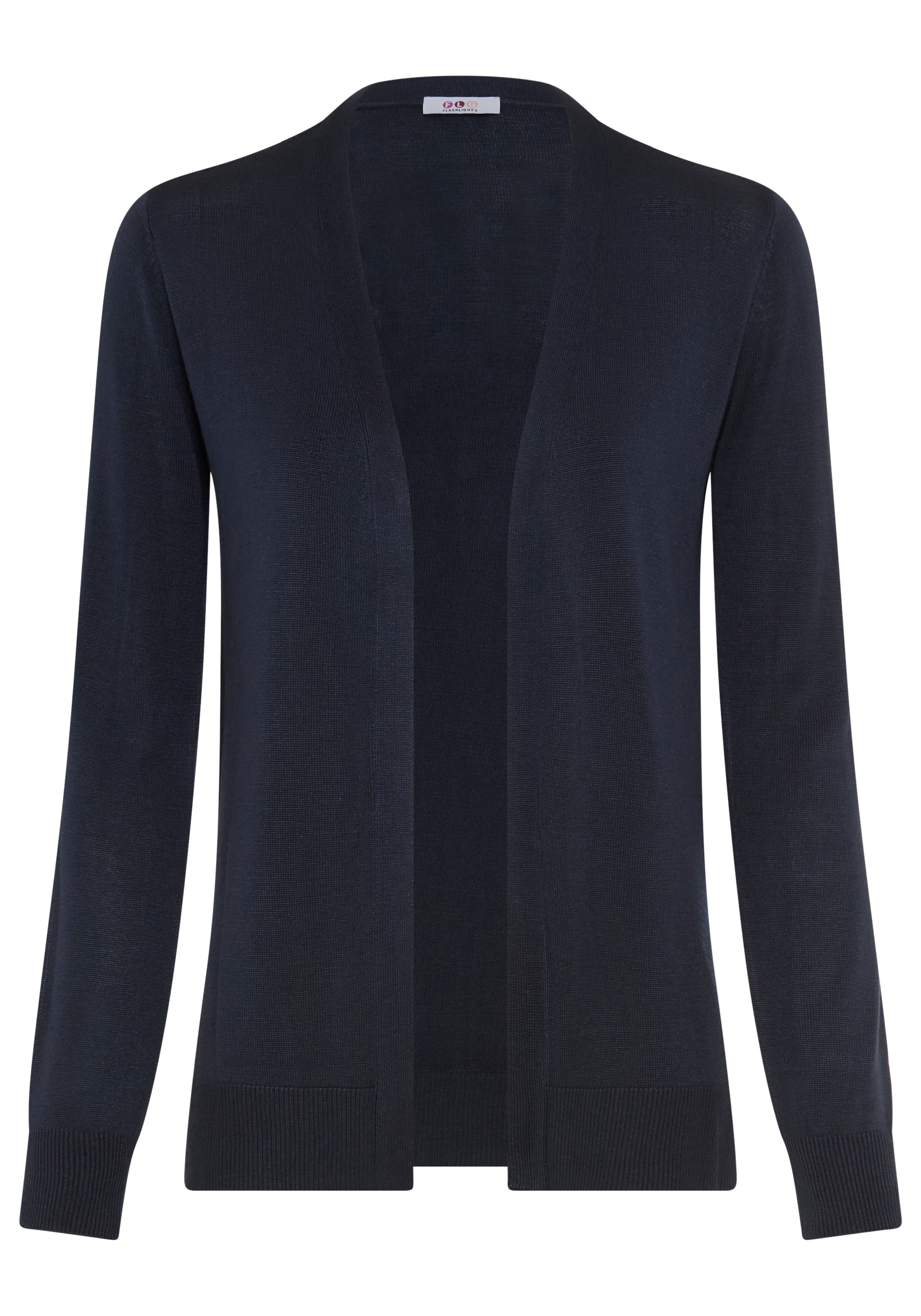 Flashlights Veste en tricot »hüftbedeckende Länge, figurumspielende Passform, mit V-Ausschnitt« en tricot léger de viscose