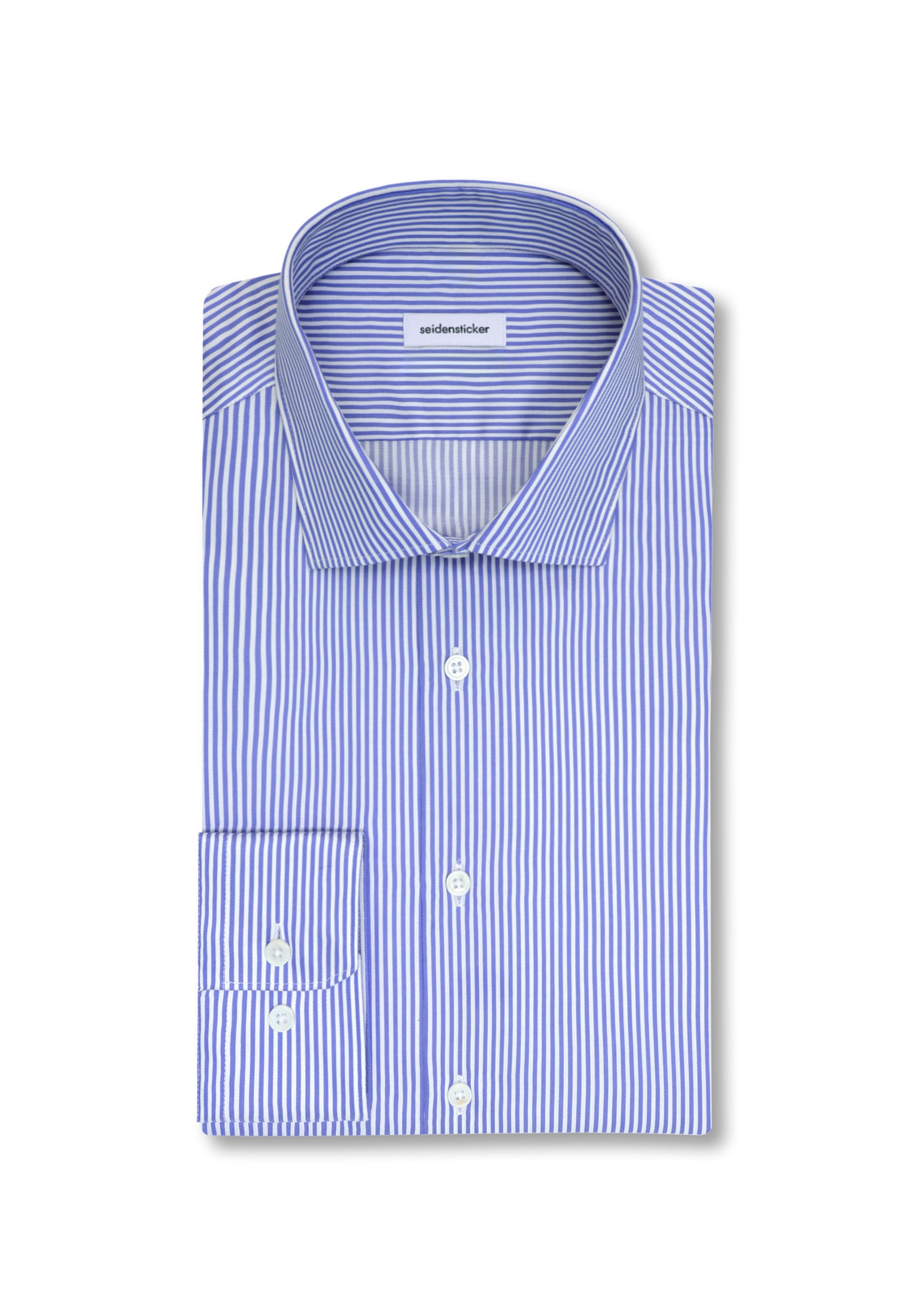 seidensticker Businesshemd »Schwarze Rose« Slim 1/1 Kentkragen Gestreift