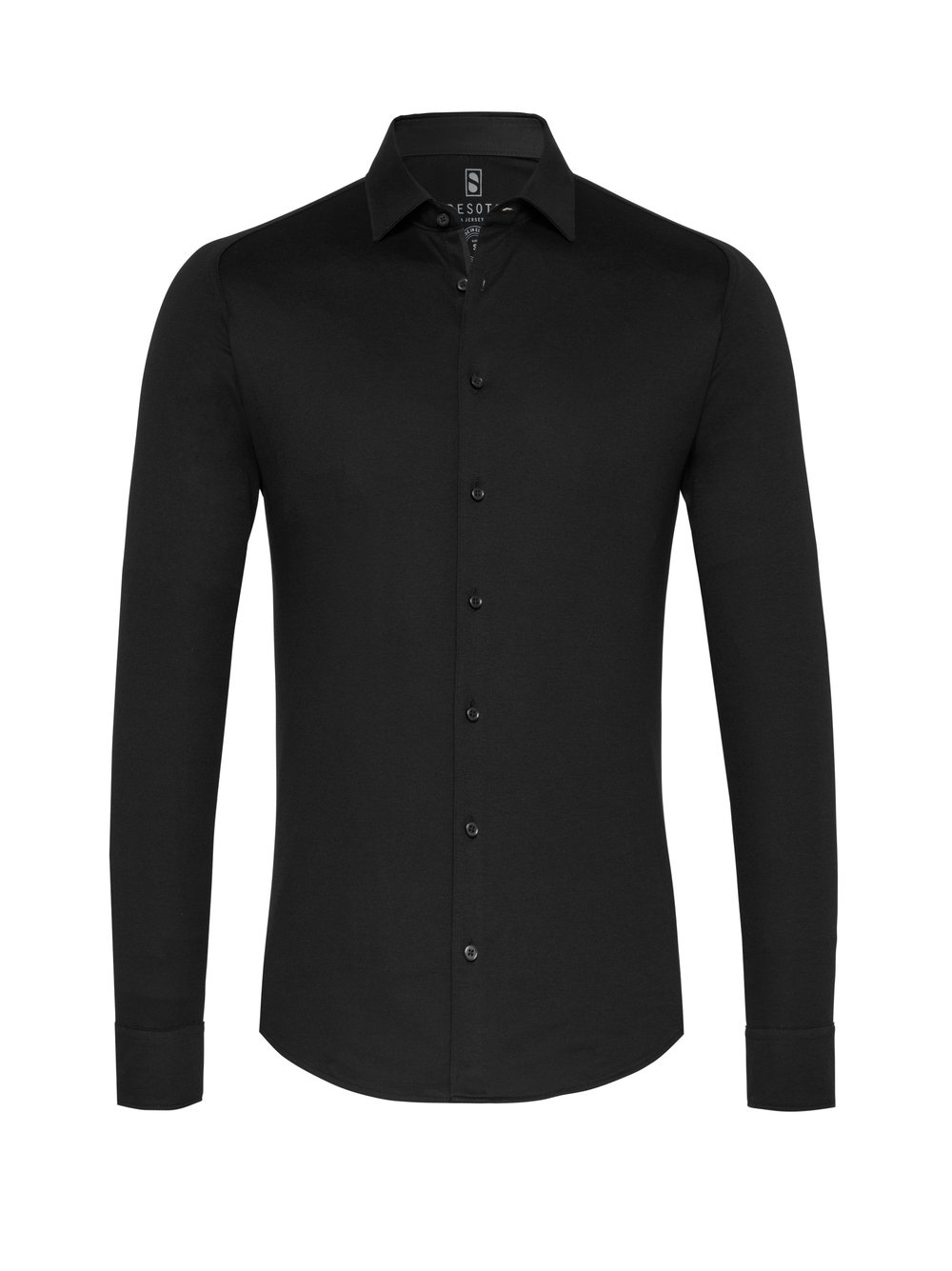 DESOTO Langarmhemd »Jerseyhemd Casual Kent langarm«, Flexibler Stretch