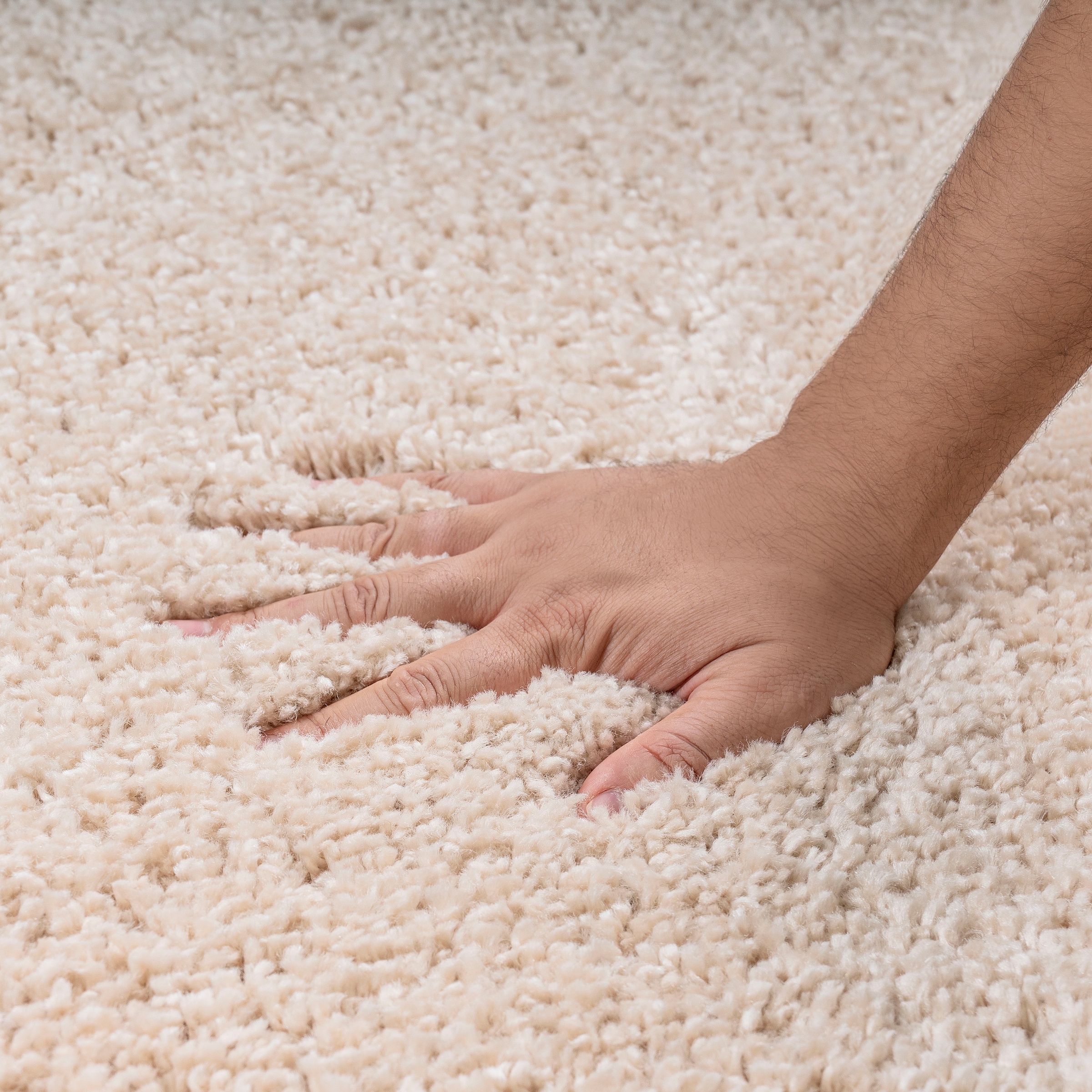 my home Hochflor-Teppich »Viva« rechteckig 45 mm Höhe Uni Farben, einfarbig, besonders weich und kuschelig, Kundenliebling