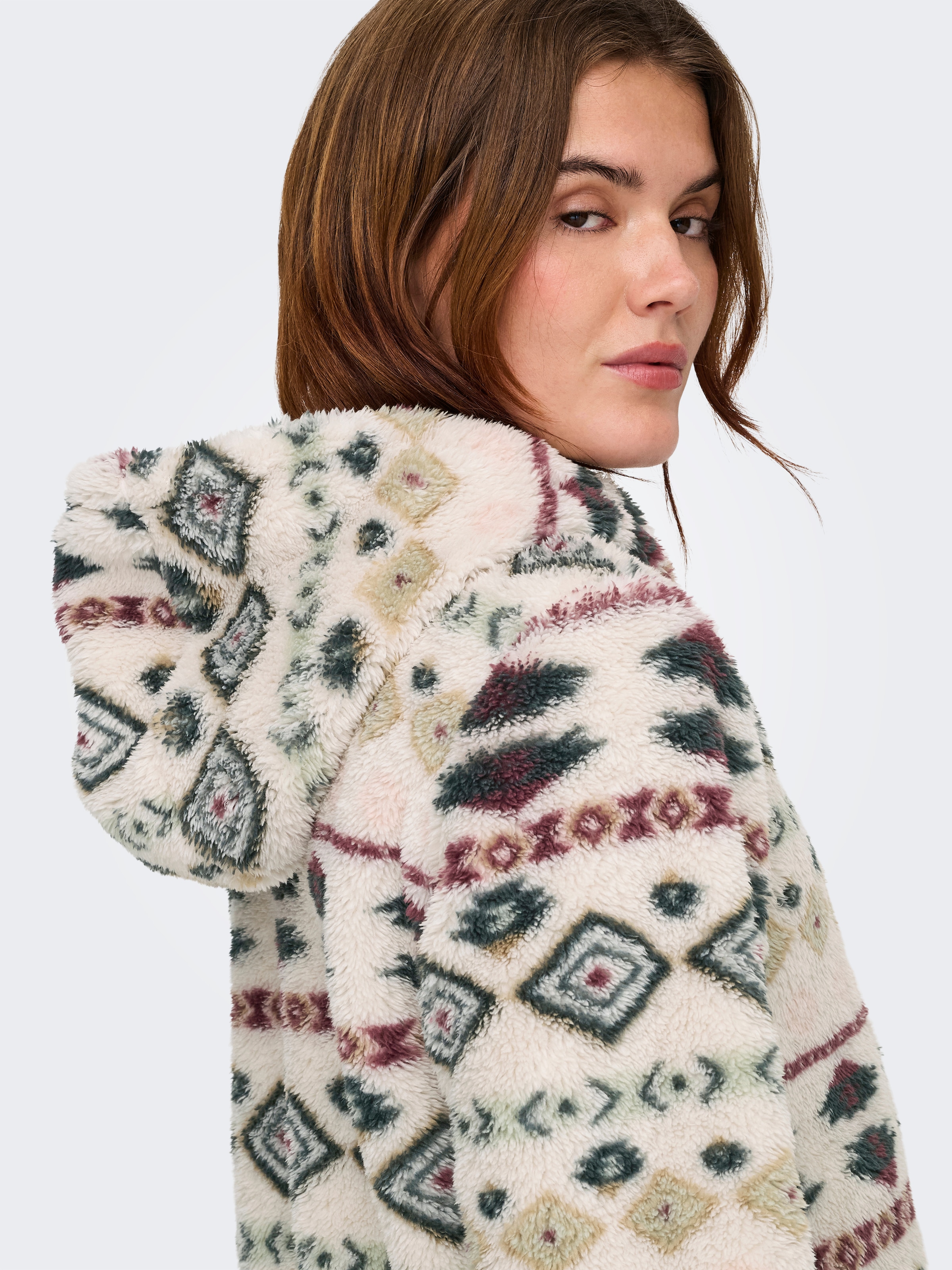 ONLY Outdoorjacke »ONLANNA CONTACT AOP HOOD JACKET OTW CS« mit Kapuze