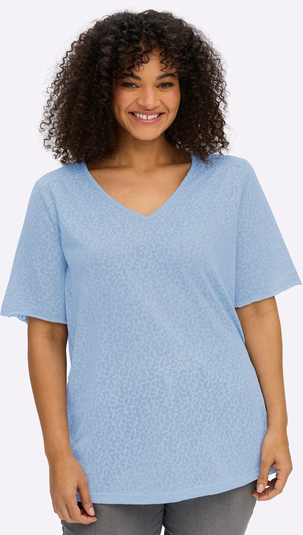 Image of Sheego Rundhalsshirt "T-Shirt" 1