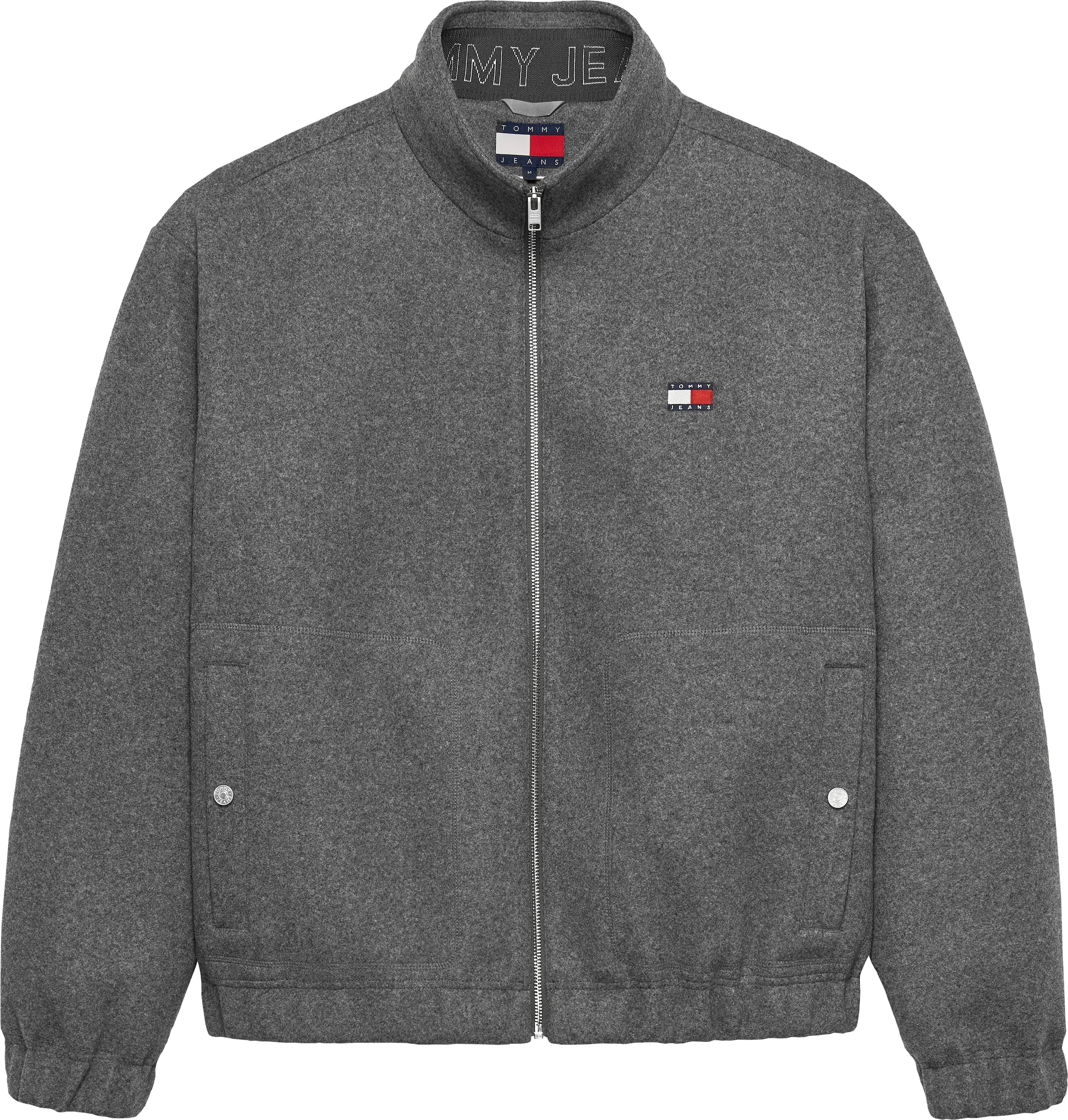 Tommy Jeans Veste polaire »TJM ESSENTIAL WOOL PADDED« relaxed fit, Stehkragen