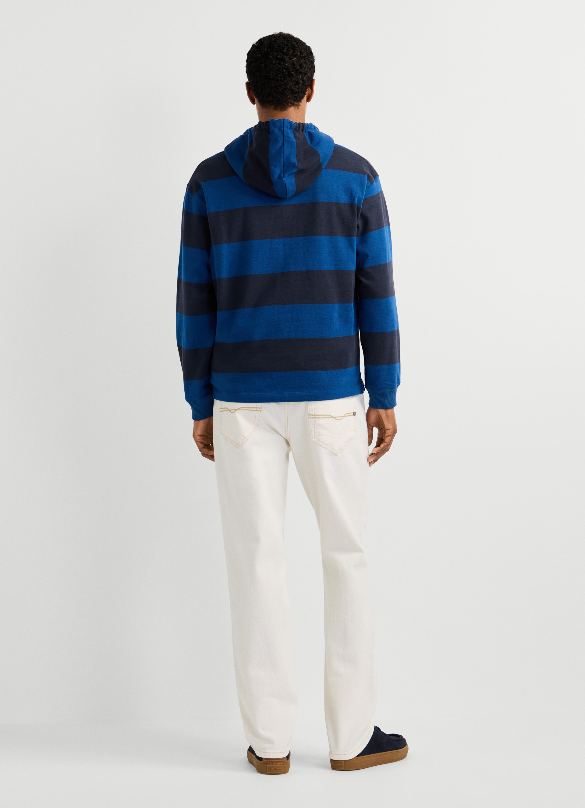 Pepe Jeans Hoodie »JOE STRIPES HOODIE«, mit verdeckter Knopfleiste
