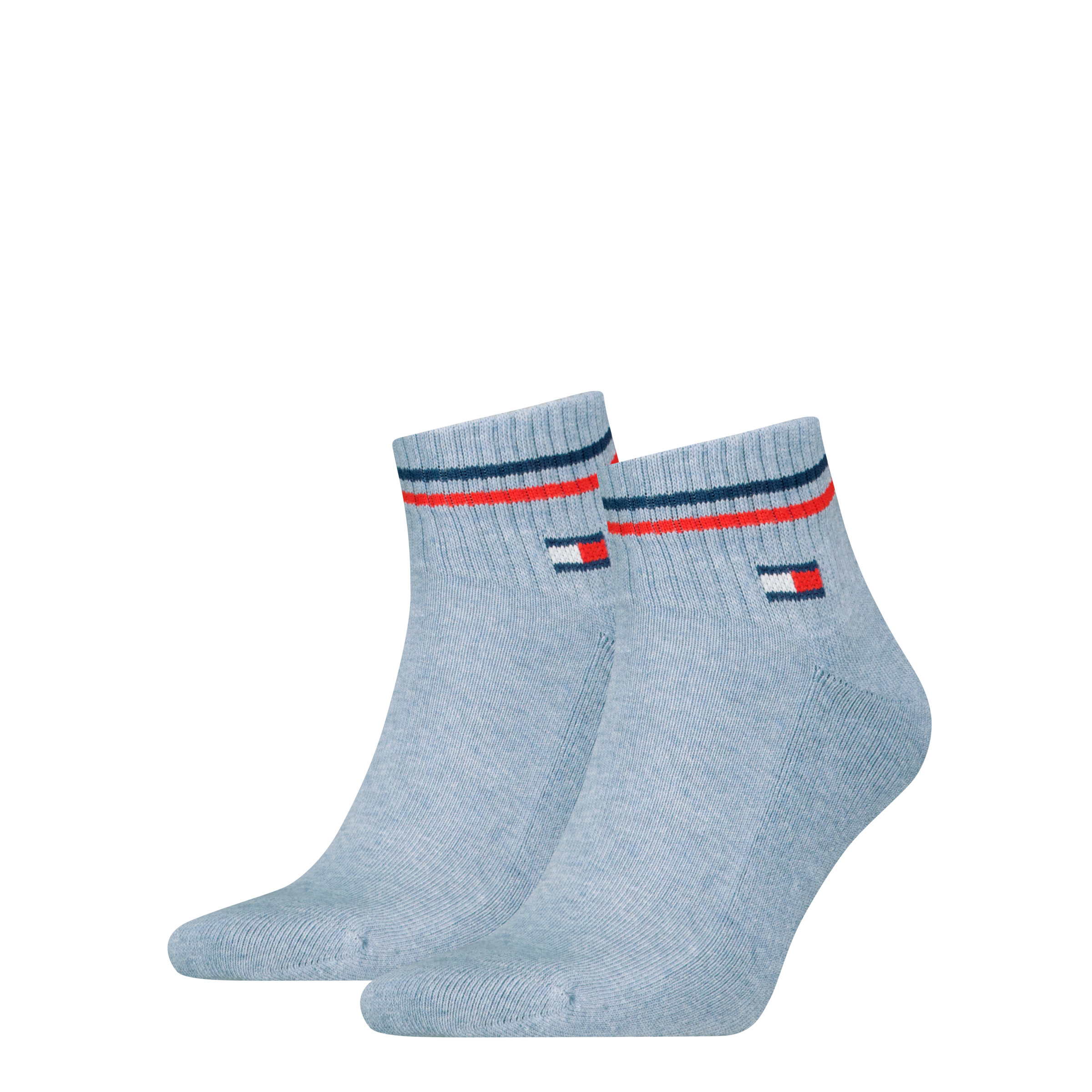 Image of Tommy Hilfiger Kurzsocken "TH UNI TJ QUARTER 2P ICONIC" 2 Paar, Half-Terry-Sohle für zusätzlichen Komfort