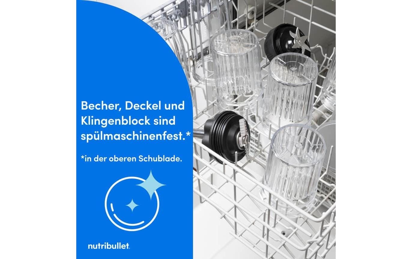 nutribullet Machine à glace »nutribullet Chill, 5 Programme, 3 Behälter (NBD0503W)« 500 W Glace, gelato, sorbet, smoothie bowl, yaourt glacé