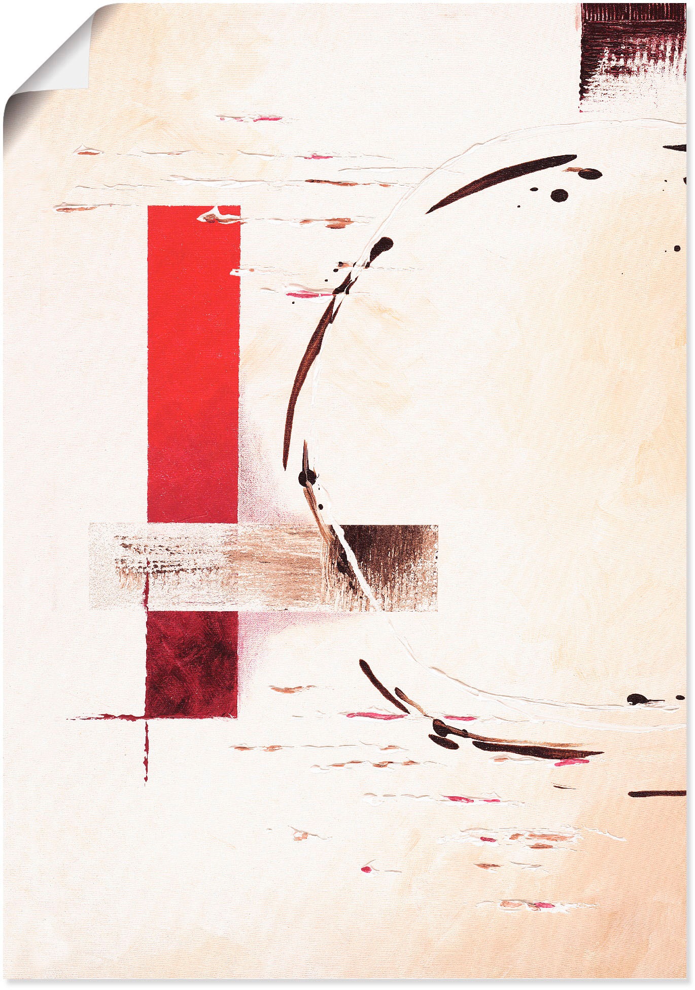 Image of Artland Wandbild »Spot I«, Gegenstandslos, (1 St.), in vielen Grössen & Produktarten - Alubild / Outdoorbild für den Aussenbereich, Leinwandbild, Poster, Wandaufkleber / Wandtattoo auch für Badezimmer geeignet bei Ackermann Versand Schweiz