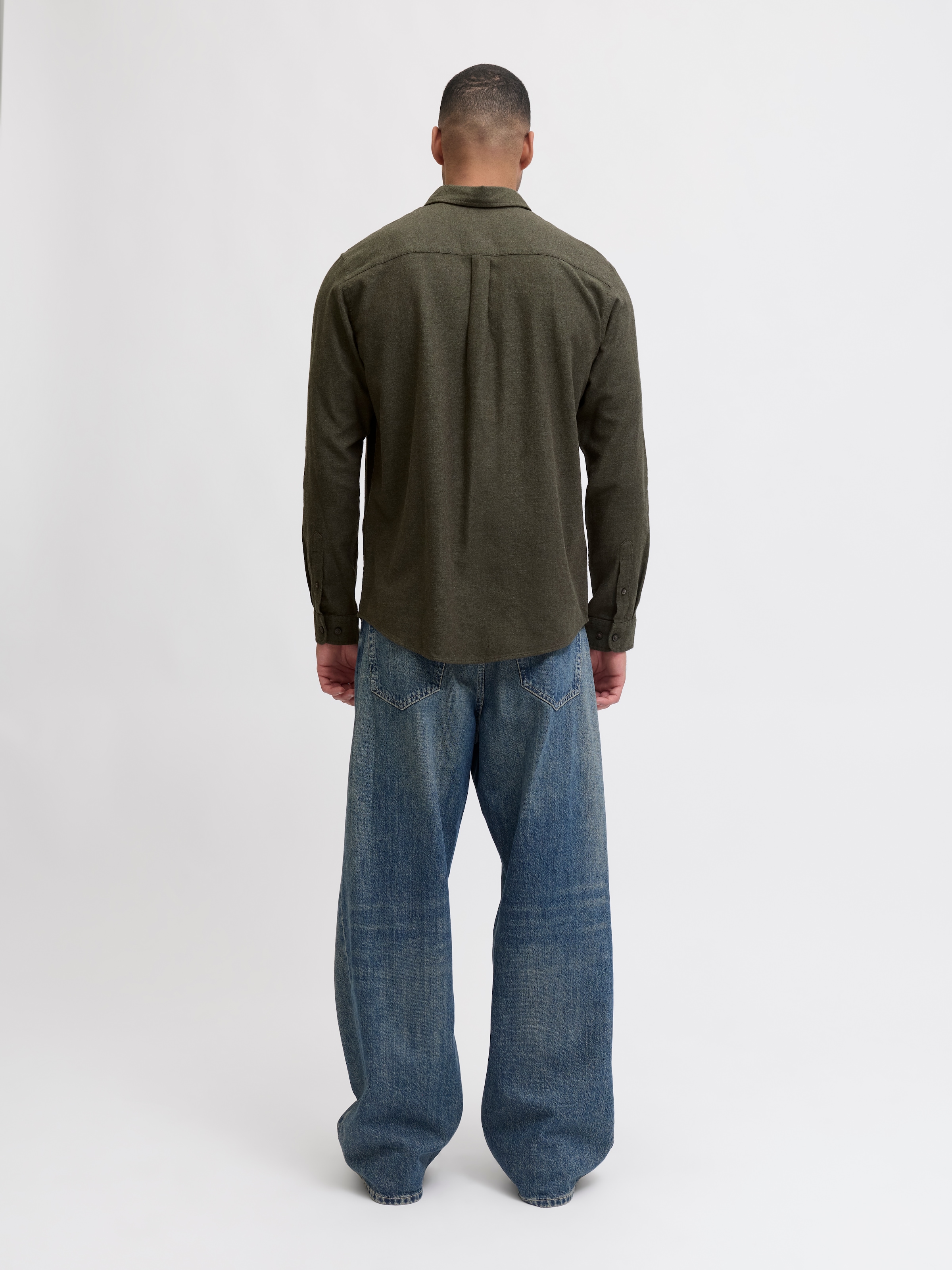 Jack & Jones Langarmhemd »JJECLASSIC MELANGE SHIRT L/S NOOS«
