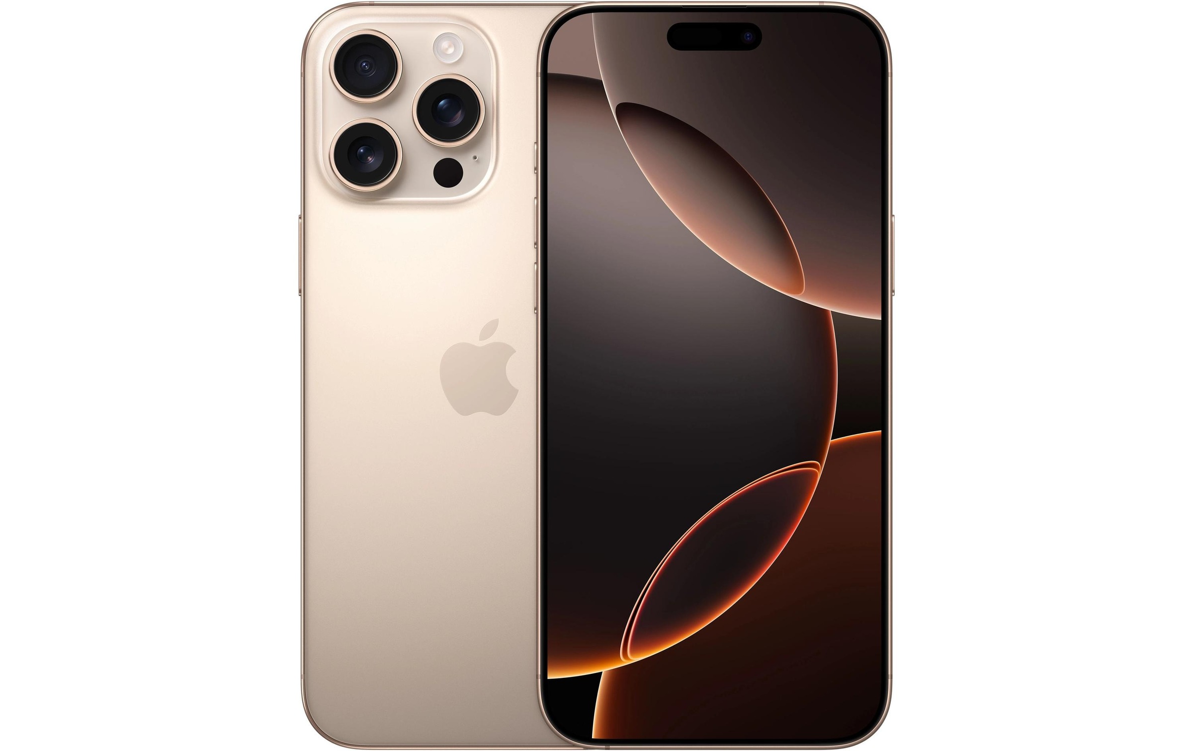 Apple Smartphone »iPhone 16 Pro Max DEP«, Titan Wüstensand, MYX23QL/A