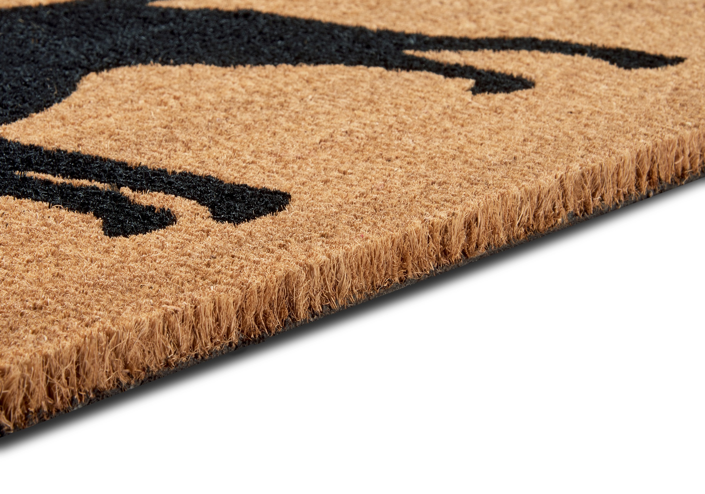 HANSE Home Fussmatte »Mix Mats Kokos Dog Silhouette, Türmatte«, rechteckig, 15 mm Höhe, Kokos, Schmutzfangmatte, Outdoor, Rutschfest, Innen, Kokosmatte, Flur