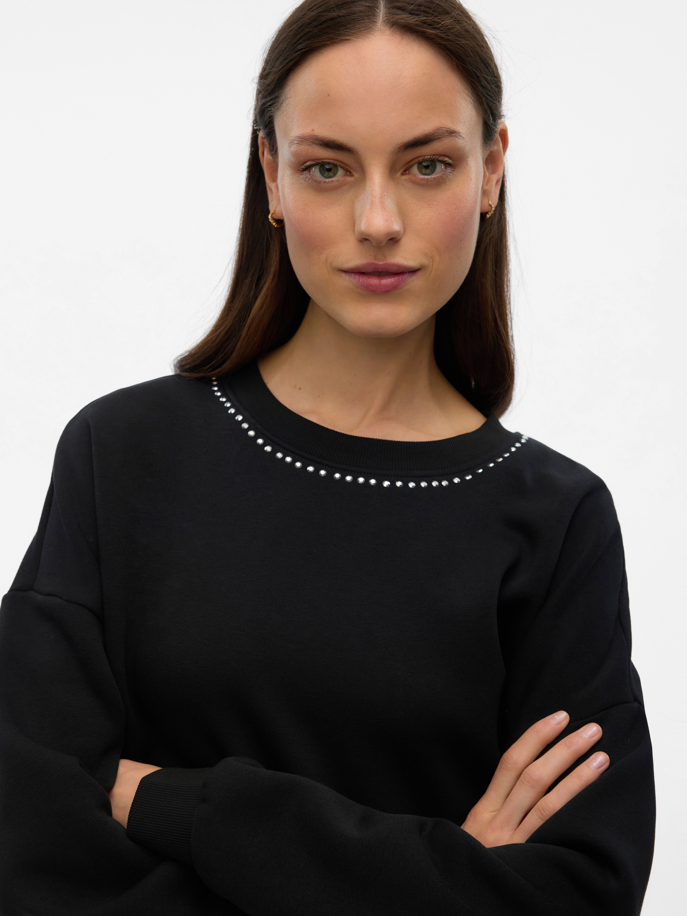 Vero Moda T-shirt à manches longues »VMLOTTE TRINA LS SWEAT BOX GA BF«