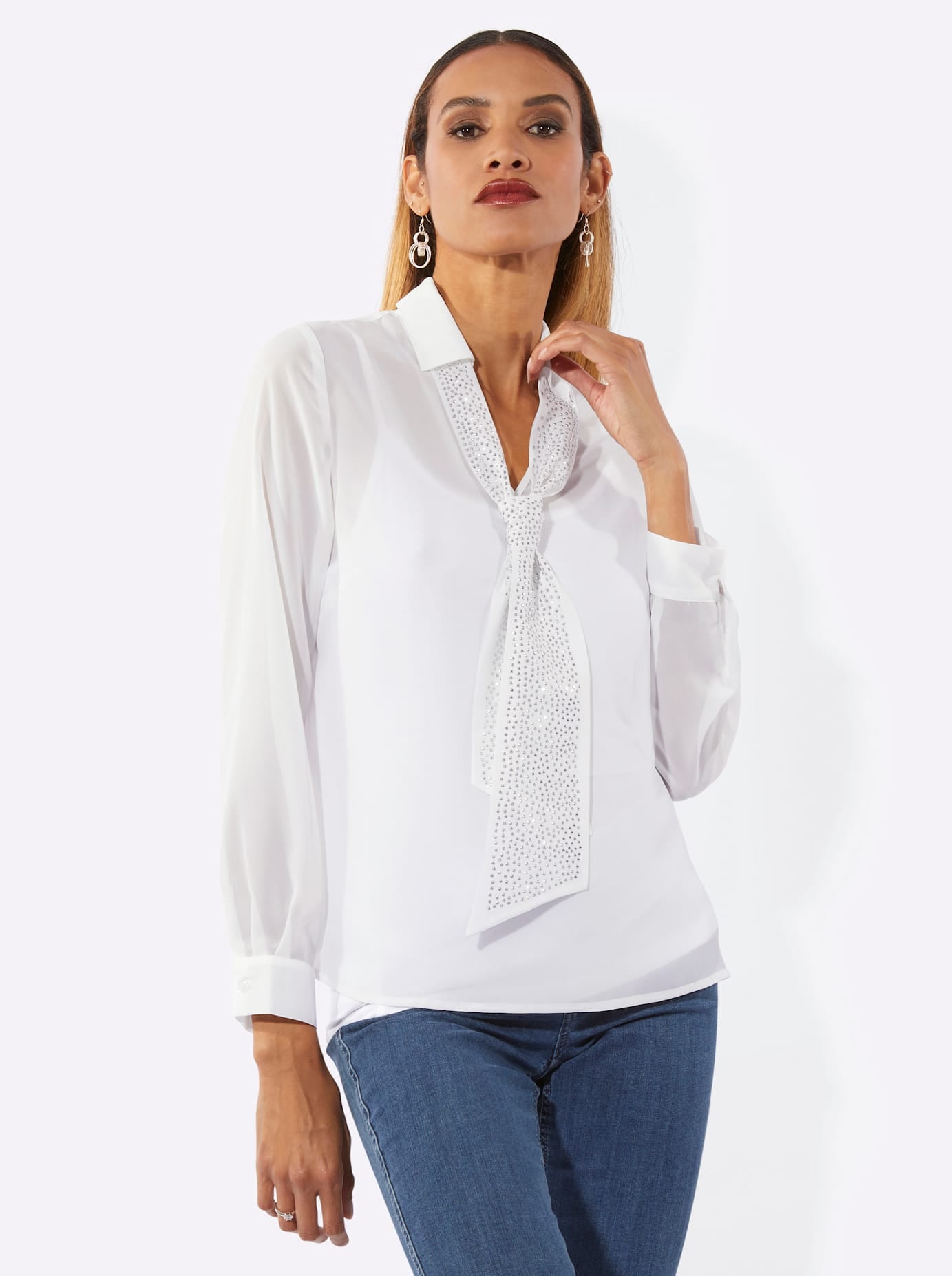 creation L Chemisier en georgette