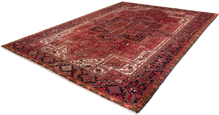 Image of morgenland Orientteppich »Perser - Nomadic - 338 x 245 cm - dunkelrot«, rechteckig, 10 mm Höhe, Wohnzimmer, Handgeknüpft, Einzelstück mit Zertifikat bei Ackermann Versand Schweiz