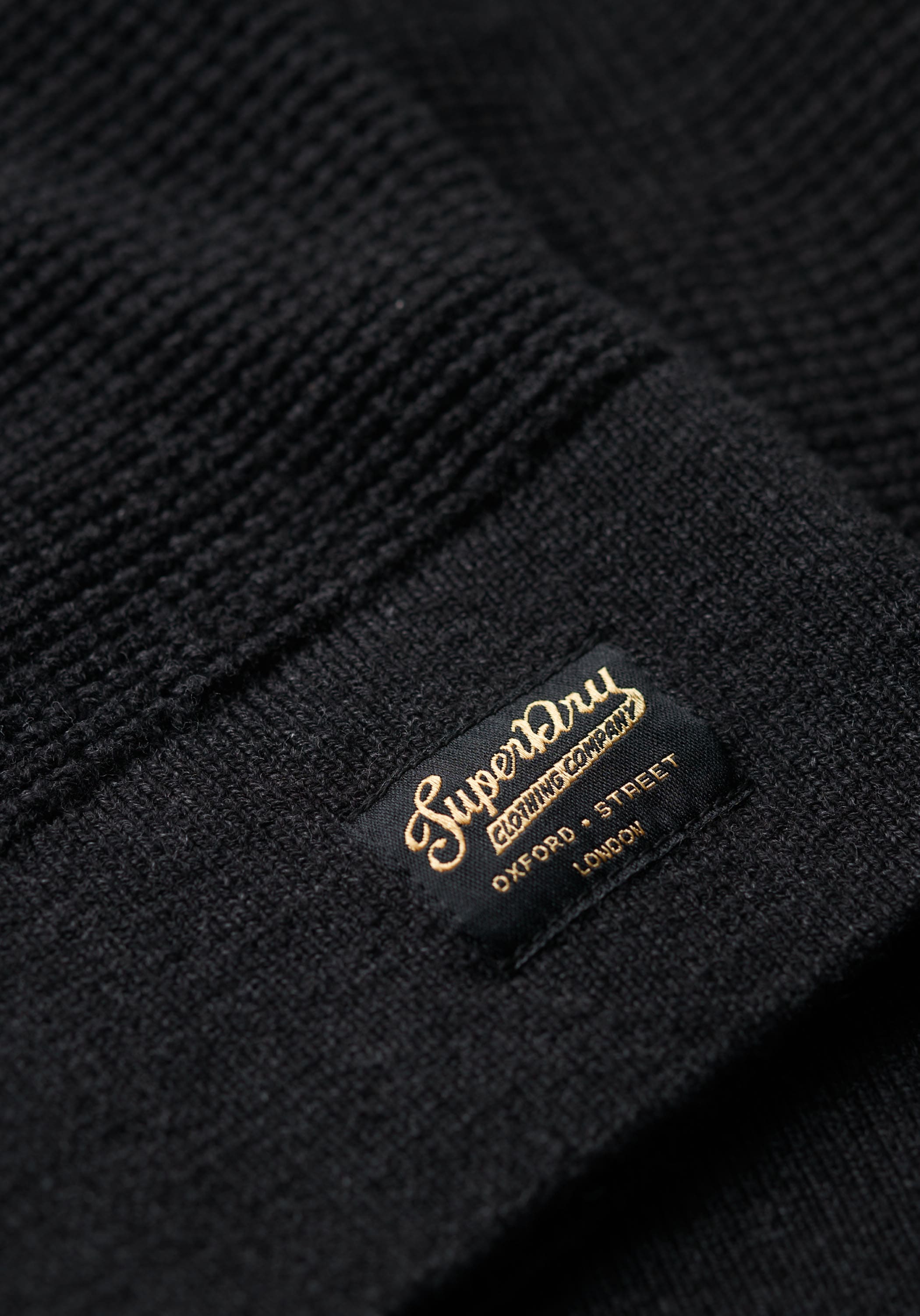 Superdry Pull en tricot »TEXTURED CREW KNIT JUMPER« mit strukturiertem Waffelstrickmuster