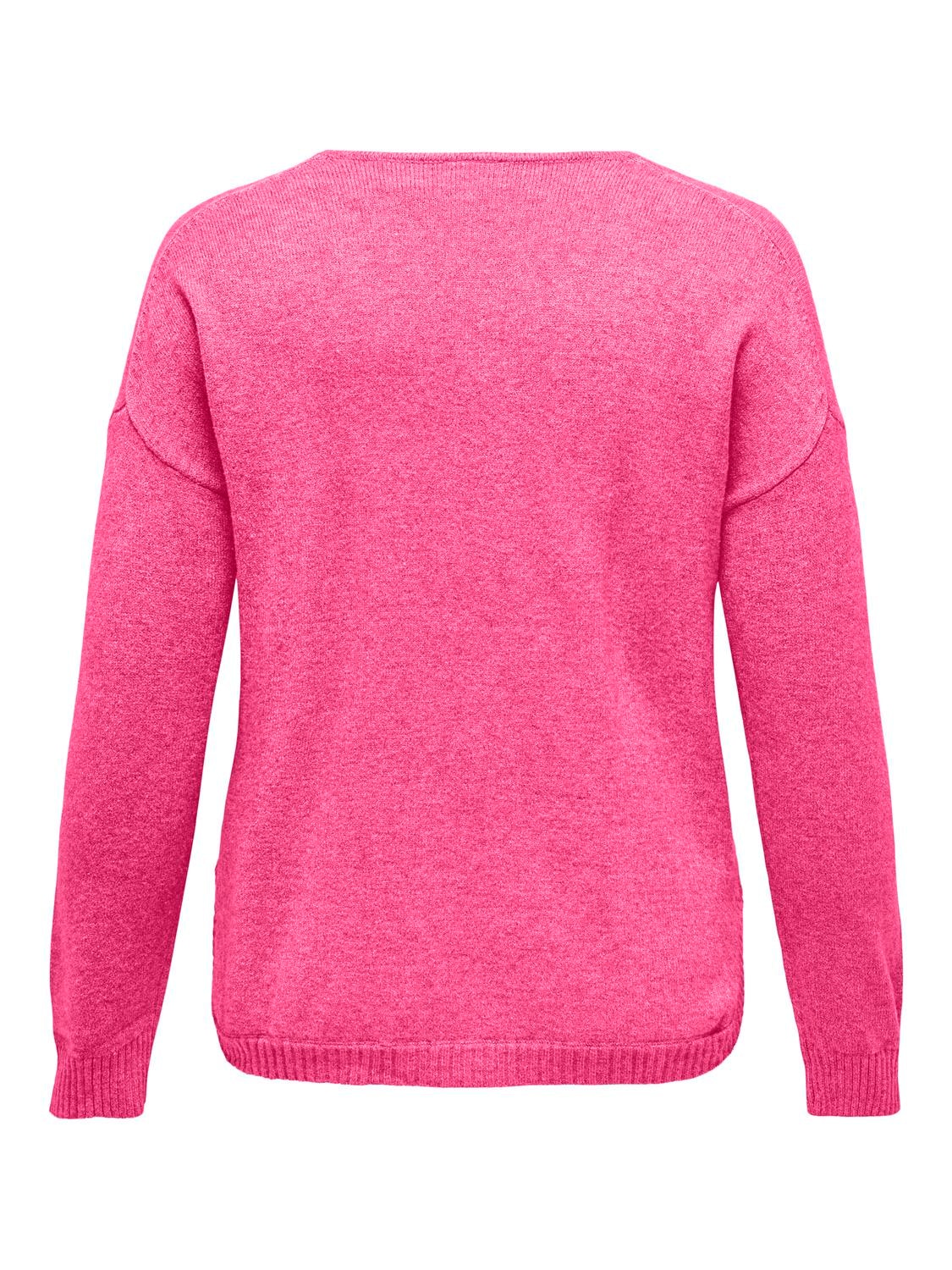 ONLY CARMAKOMA V-Ausschnitt-Pullover »CARMARGARETA LS PULLOVER KNT NOOS«