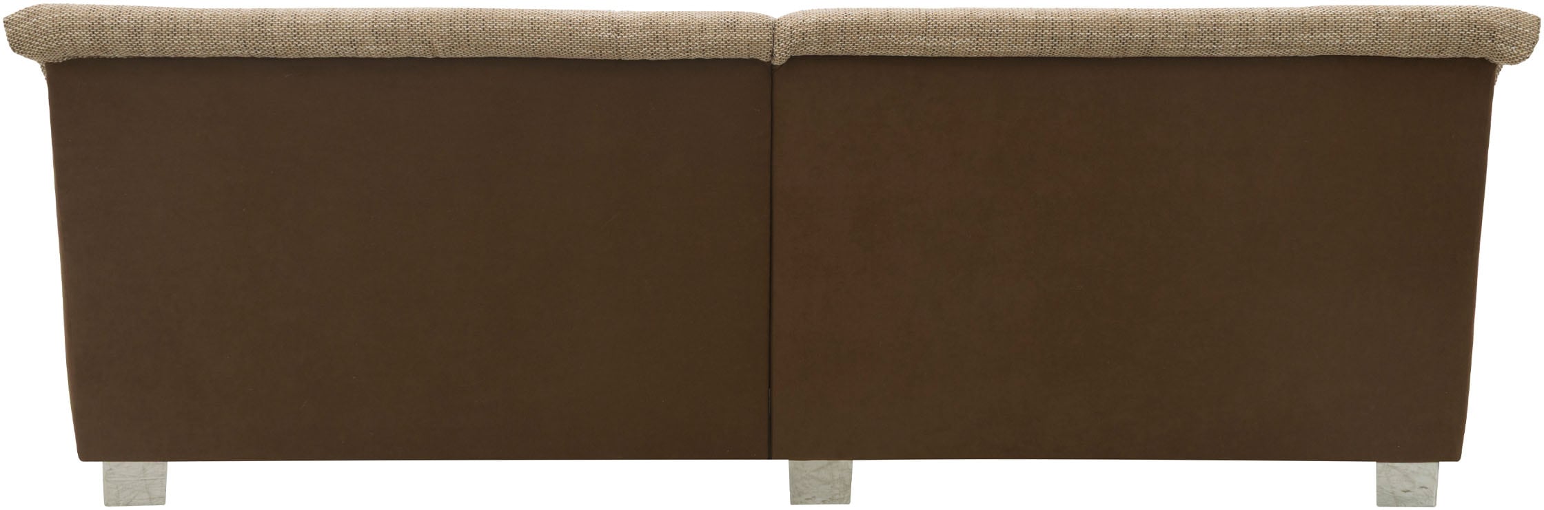 DOMO collection Ecksofa »100031 kompakte Stellmasse, komfortabel und bequem, L-Form« wahlweise mit Bettfunktion und Armteilverstellung. Breite 234 cm