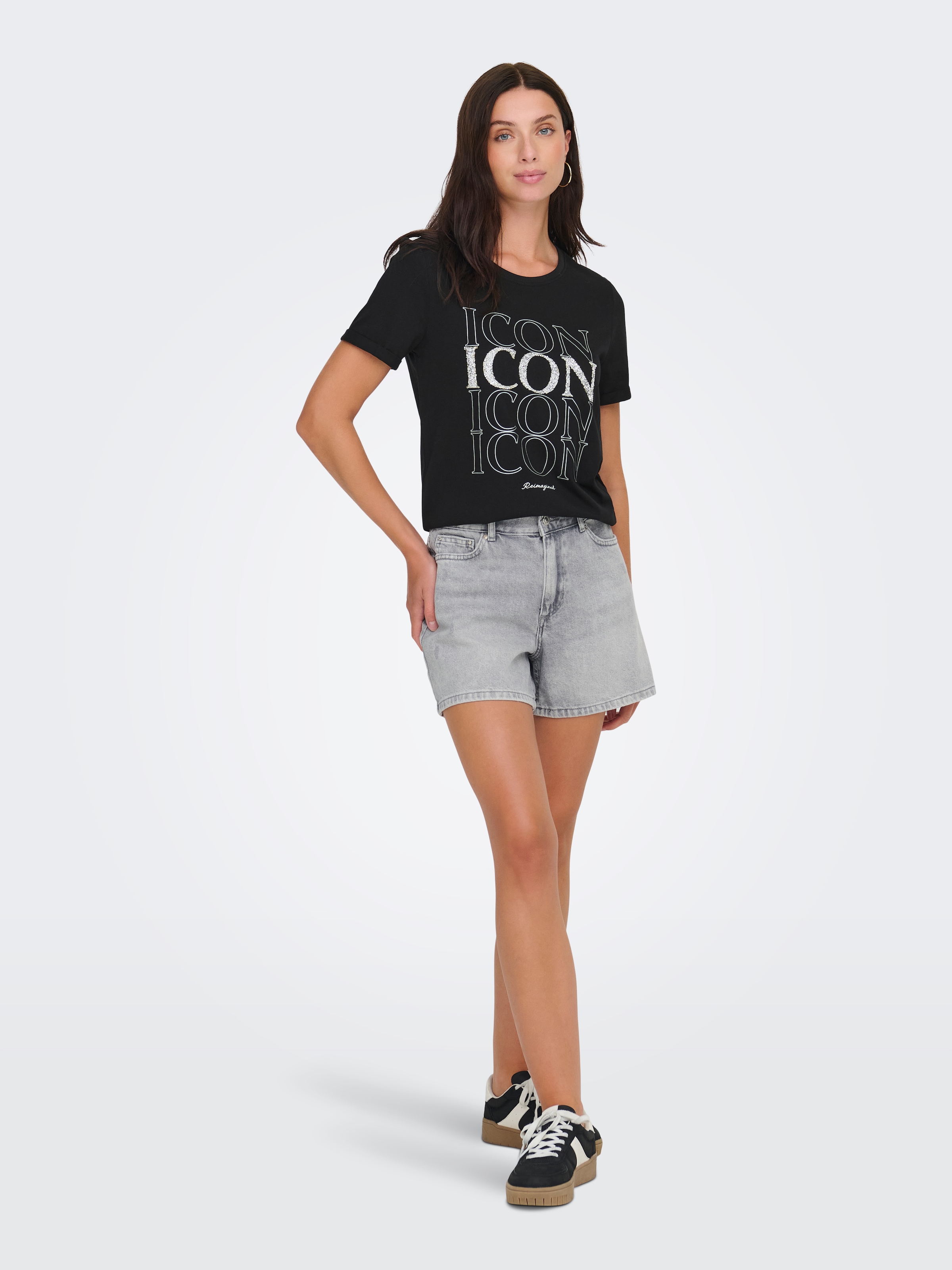 ONLY T-shirt à manches courtes »ONLKITA LIFE LUX ICON S/S PRINT TOP JRS«