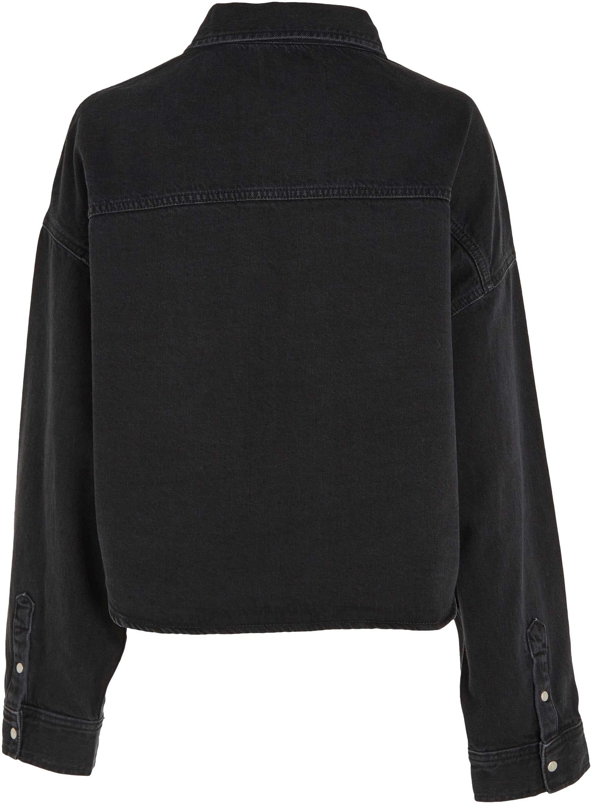 Calvin Klein Jeans Jeansbluse »OVERSIZED CROP ROUNDED HEM SHIRT«  versandkostenfrei auf