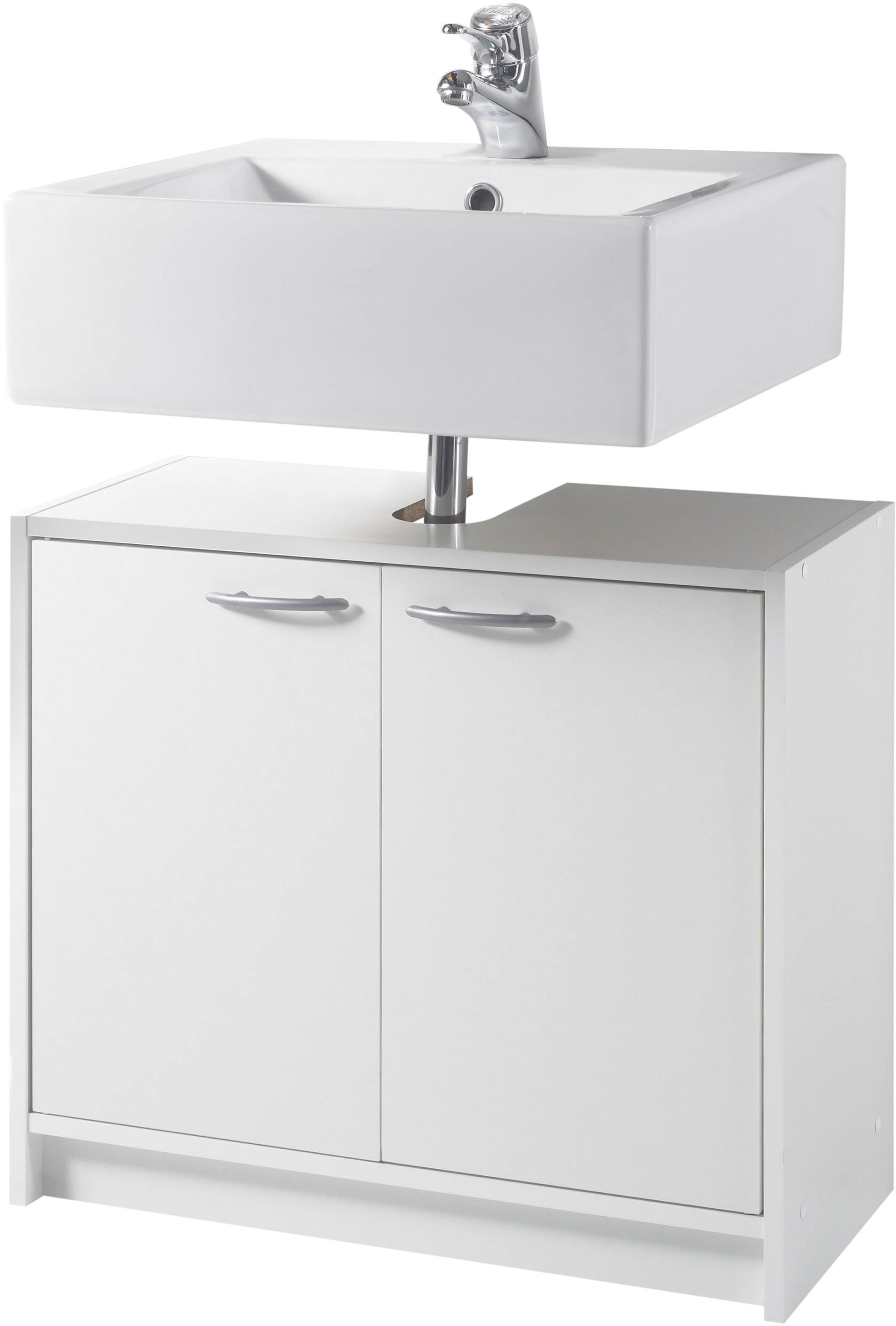 BASIC by Balculina Waschbeckenunterschrank »Smash, Breite 63 cm« 1 Stk. tlg. mit 2 Türen