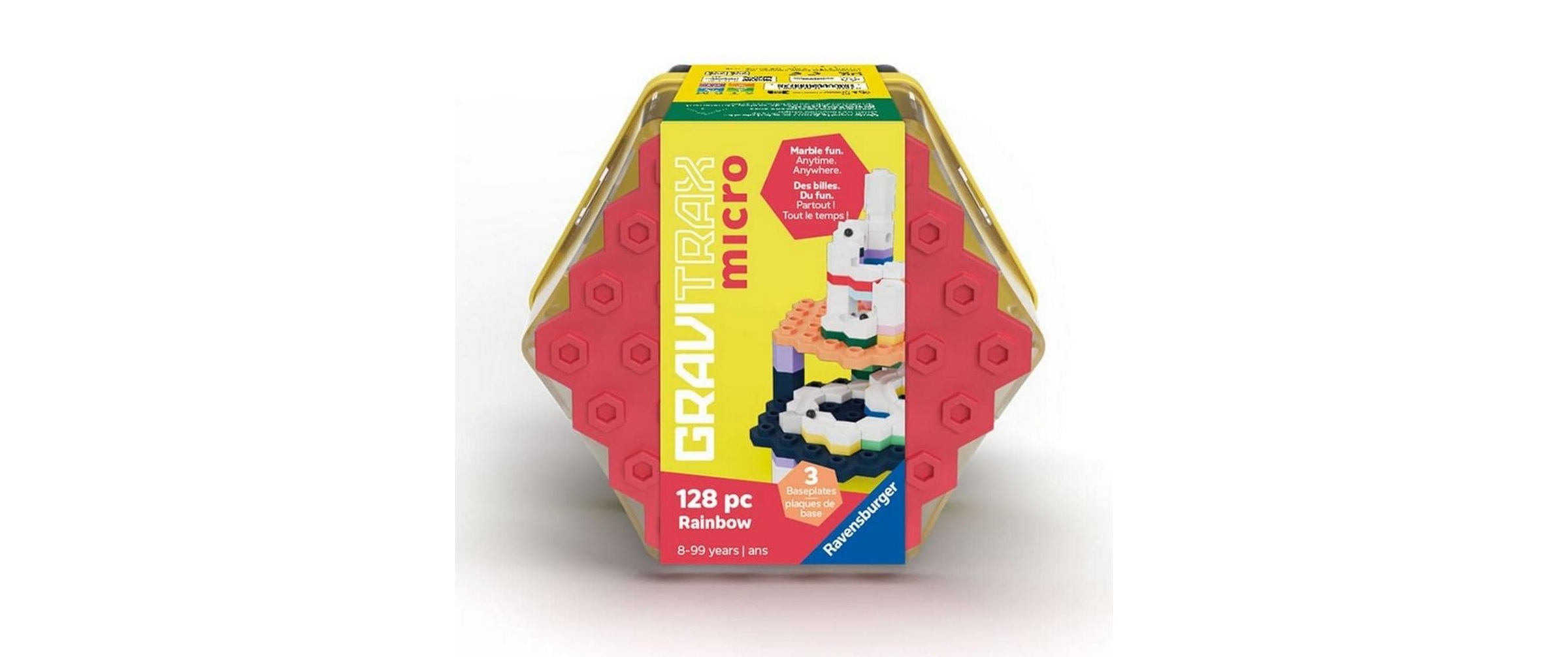 Image of Ravensburger Kugelbahn "Kugelbahn GraviTrax micro – Rainbow (128 pc)"