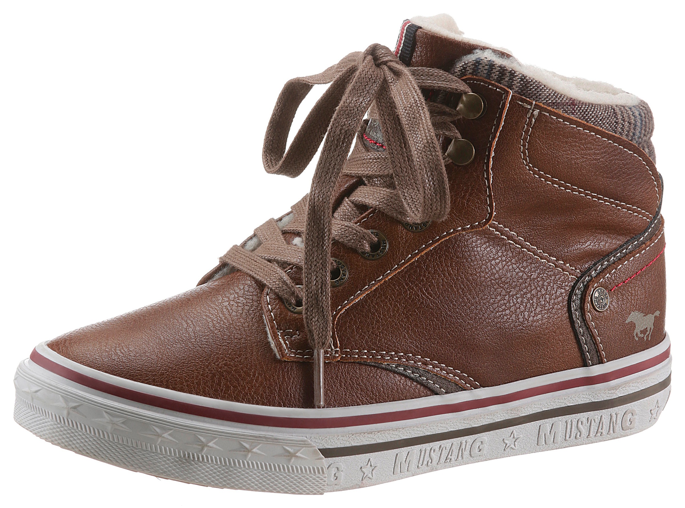 Image of Mustang Shoes Winterboots, mit Kontrastbesatz aus Textil bei Ackermann Versand Schweiz