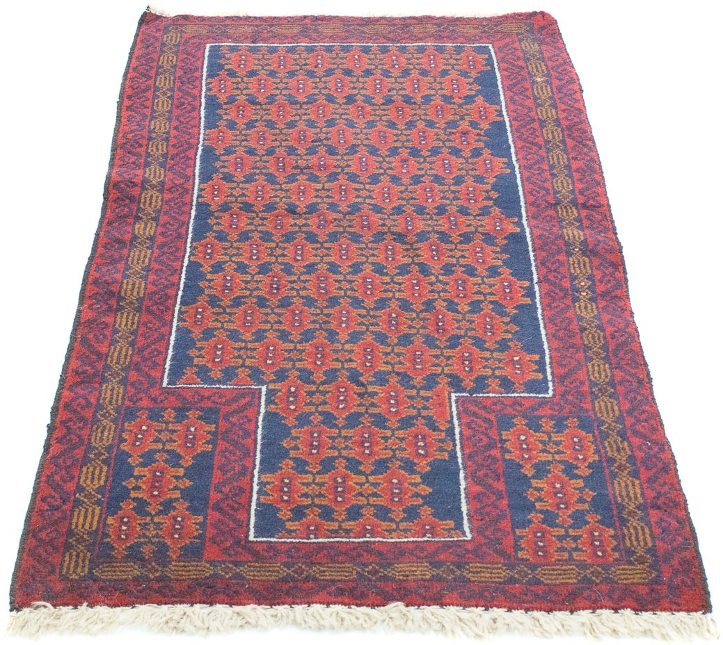 Image of morgenland Wollteppich »Belutsch Teppich handgeknüpft blau«, rechteckig, 12 mm Höhe, handgeknüpft bei Ackermann Versand Schweiz