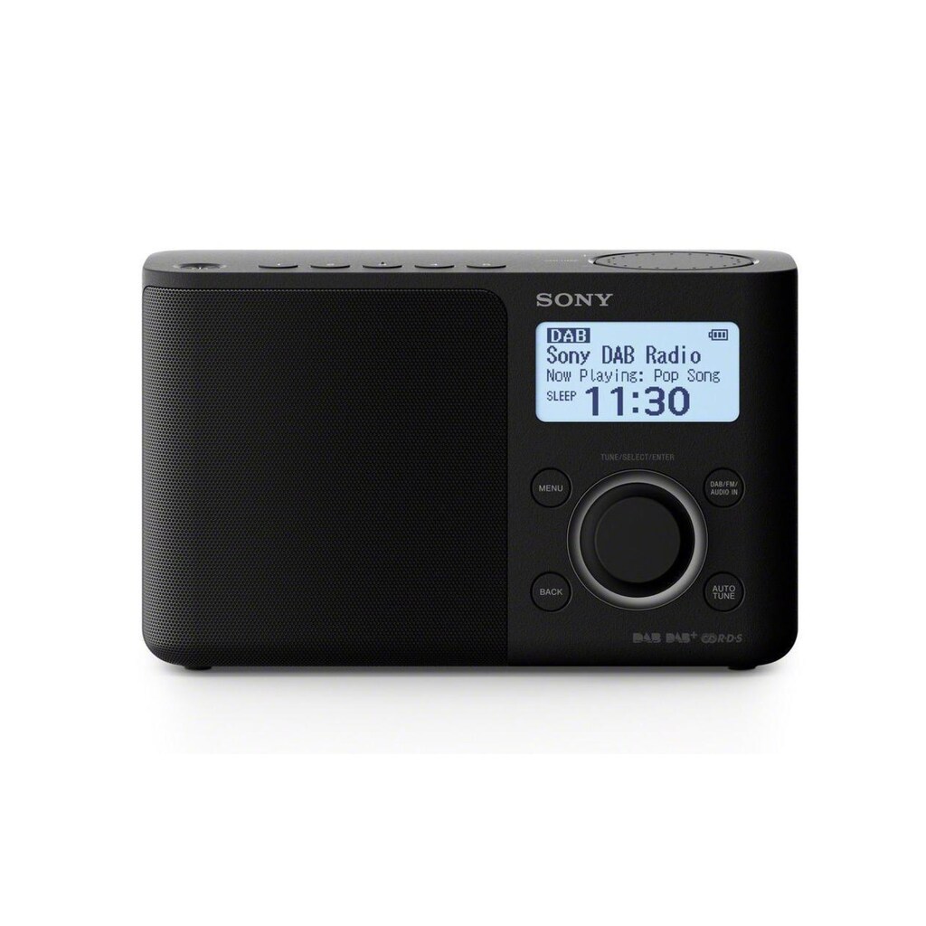 Sony Radio »Radio XDR-S61D Schwarz«, (Digitalradio (DAB+)-FM-Tuner)
