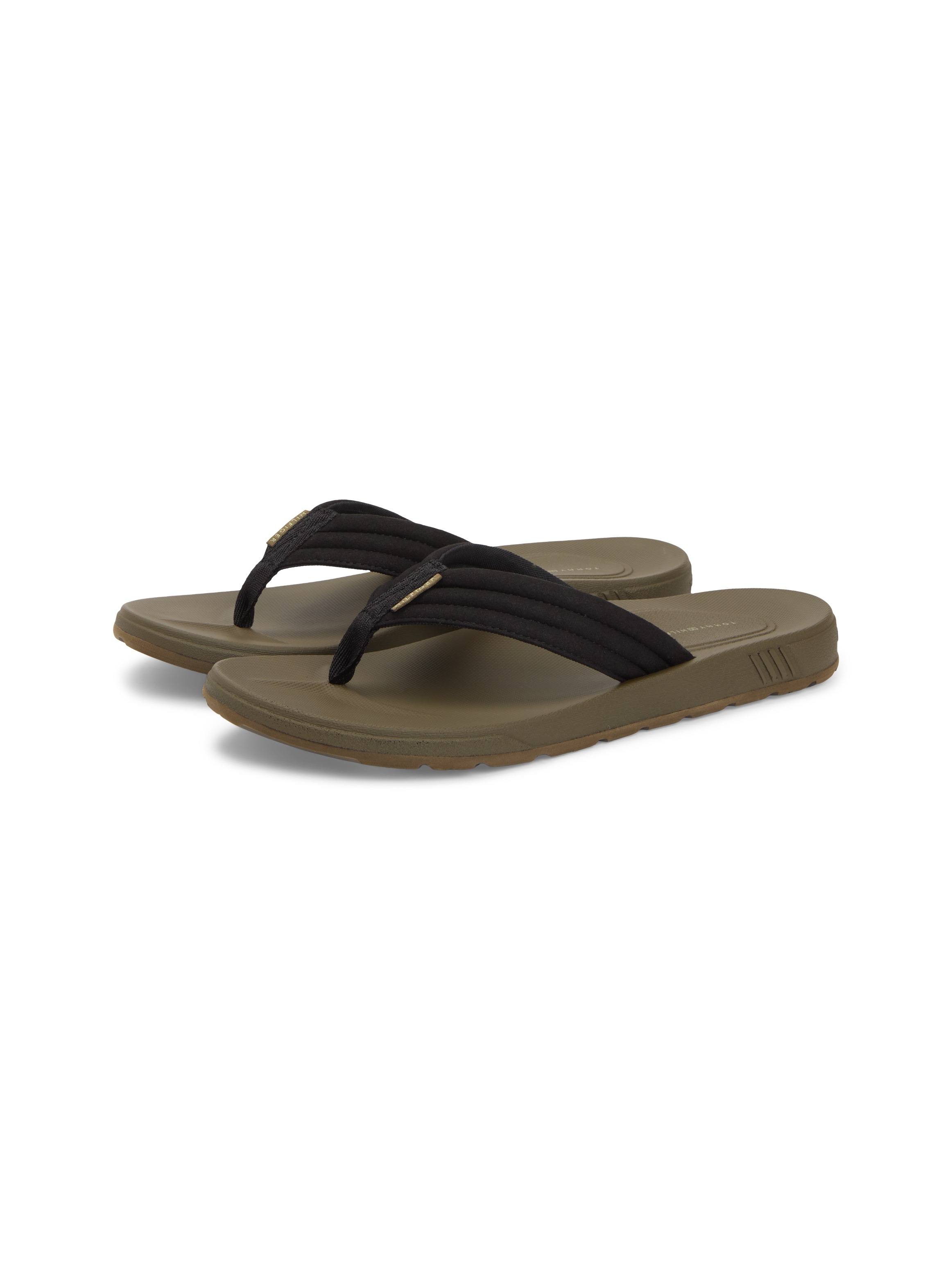 Image of Tommy Hilfiger Zehentrenner "MOLDED HILFIGER LTH BEACH SANDAL" Sommerschuh, Dianette, Flat mit dezentem Label