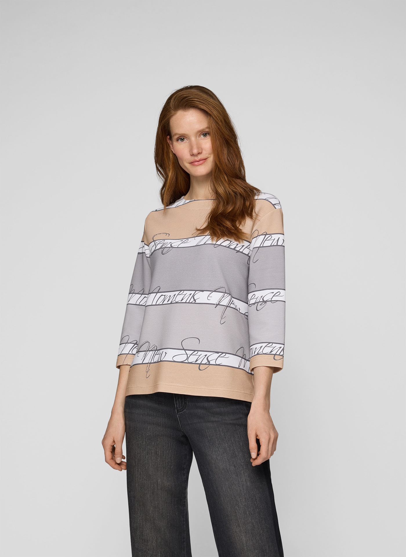 Image of Rabe 3/4-Arm-Shirt mit Crinkle Optik