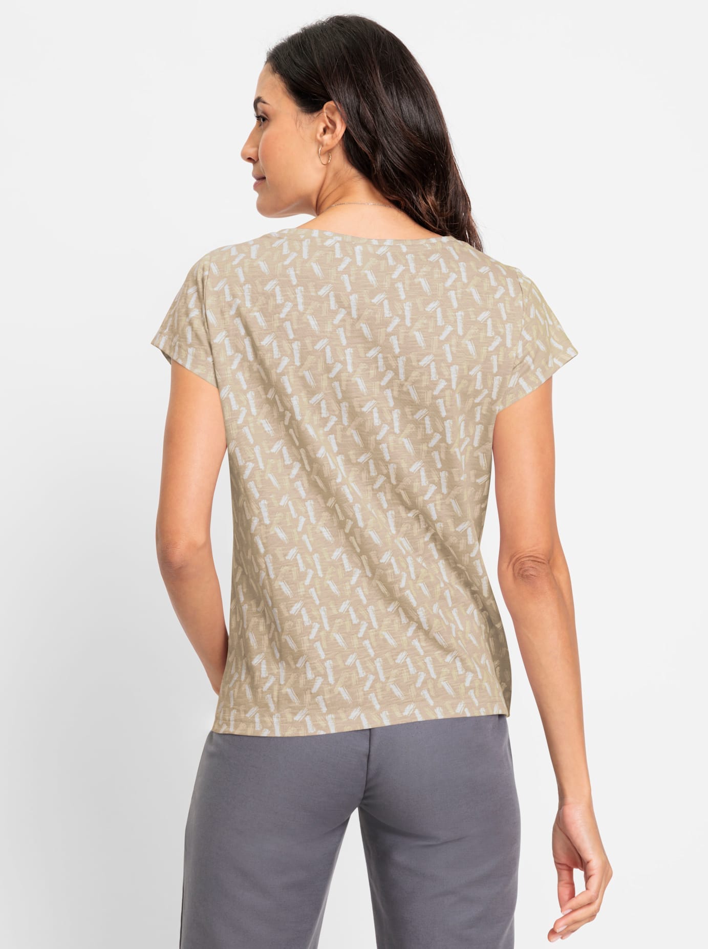 Inspirationen Rundhalsshirt »Rundhals-Shirt«, (1 tlg.)
