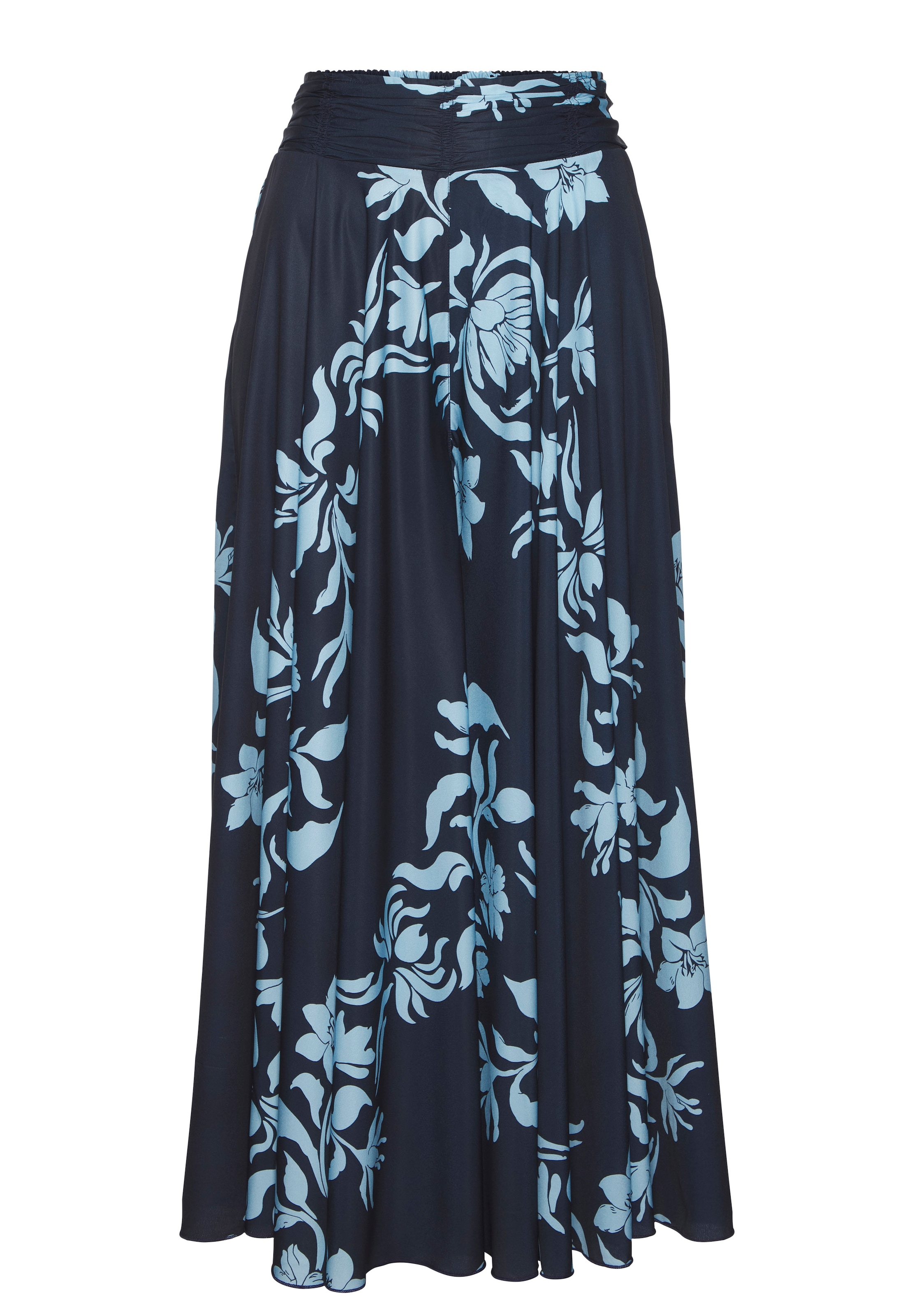 LASCANA Jupe-culotte avec imprimé intégral, culotte, tissu lisse sans repassage
