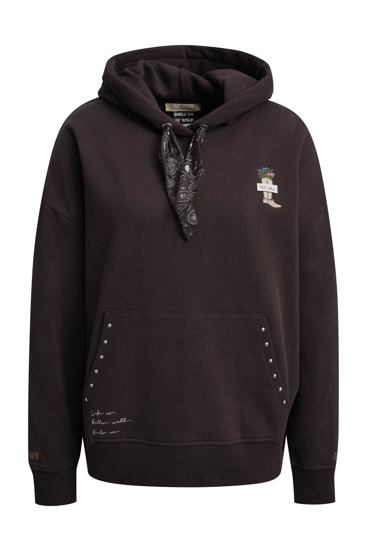 Image of Smith & Soul Hoodie, im Oversize Fit, Baumwollmix