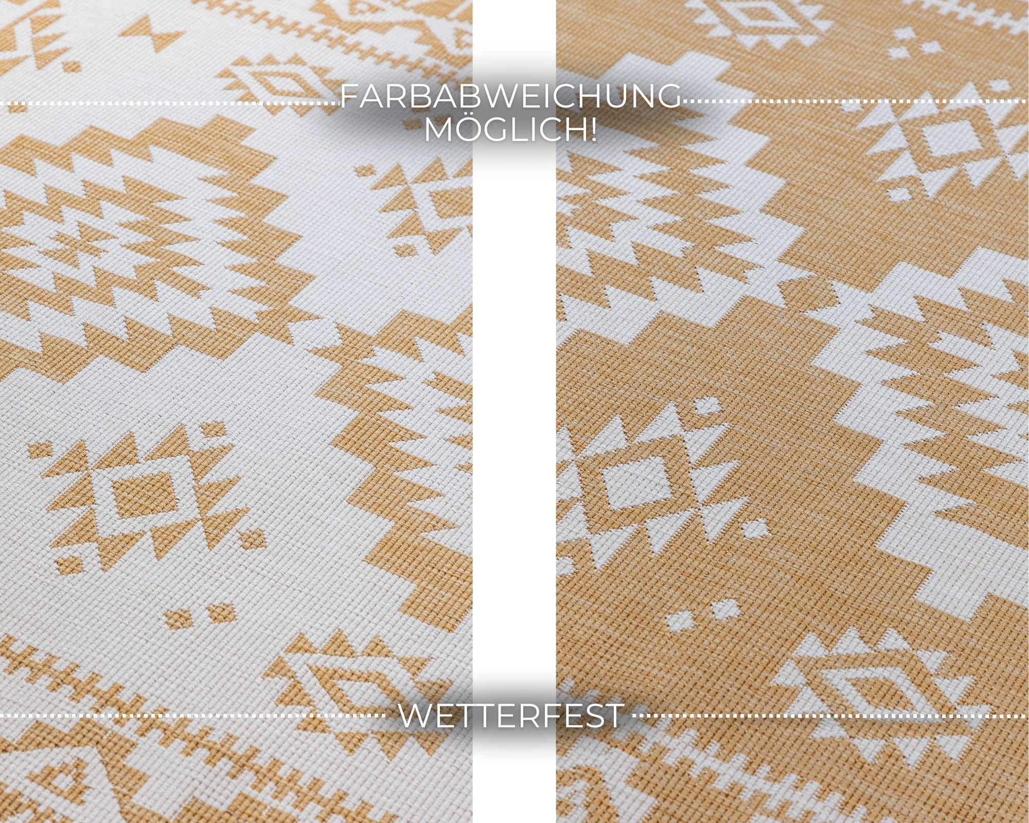 ELLE DECORATION Teppich »Dynamic, Wendeteppich«, rechteckig, 5 mm Höhe, Flachgewebe, In-& Outdoor, Modern, wendbar, Balkon, Wohnzimmer, Aussen