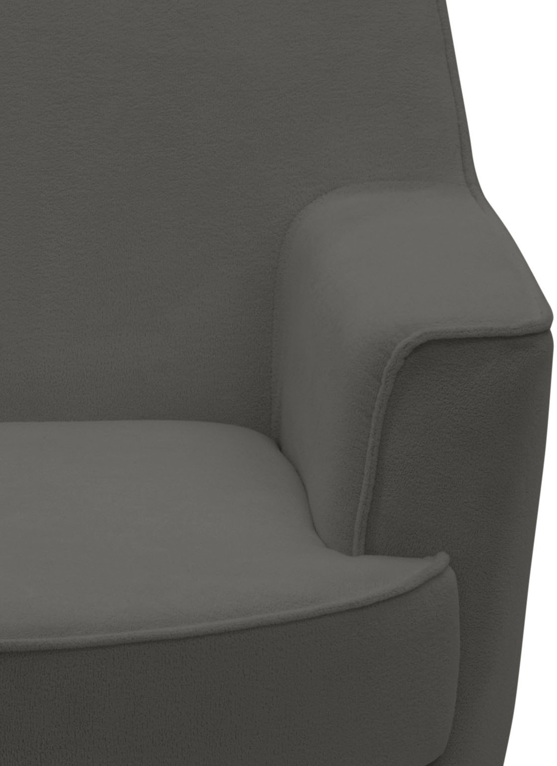 INOSIGN Drehsessel »HETTY, Drehsessel mit Wippfunktion und Hocker; Lesesessel, Armsessel« Set, 2 Stk. tlg. mit Dreh/Wippfunktion, mit Federkern, in Cord und Microfaser