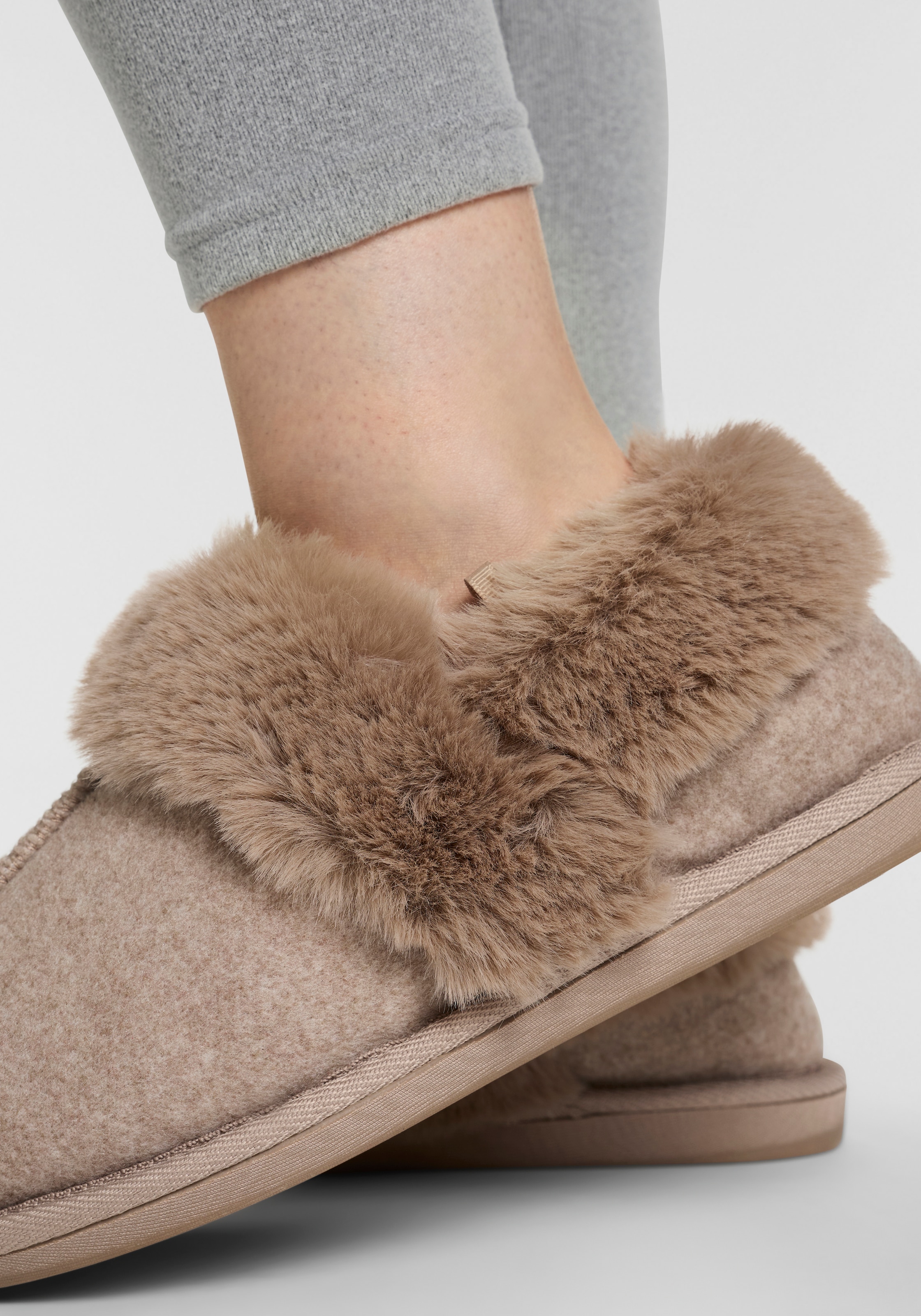 Apollo Hausschuh  2 Stk. tlg.  mit strapazierfähiger Gummisohle