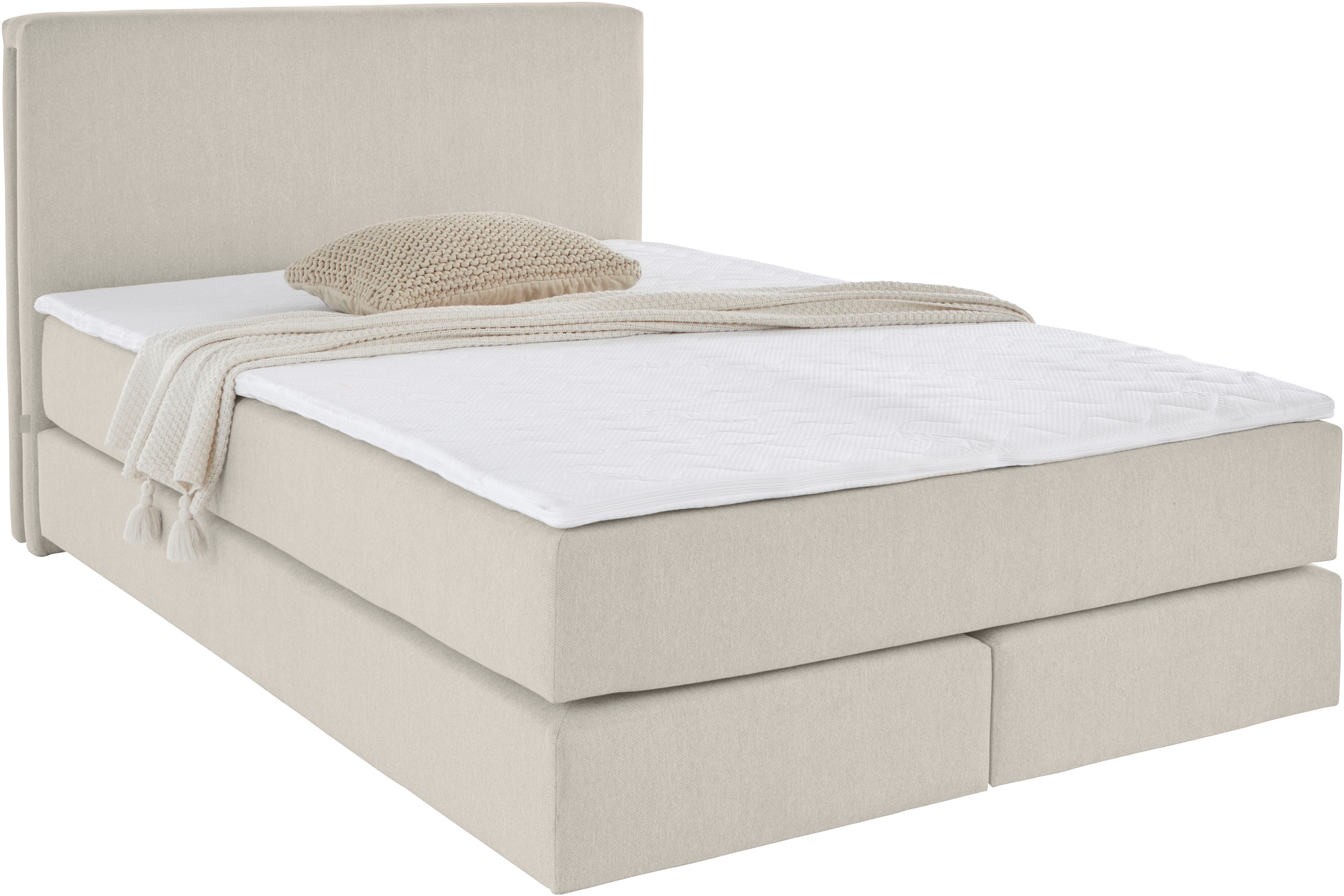 LeGer Home by Lena Gercke Lit boxspring »Zalia erhältlich in verschiedenen Breiten, inkl. Toppper« au choix avec ressorts Bonnell ou ressorts ensachés à 7 zones