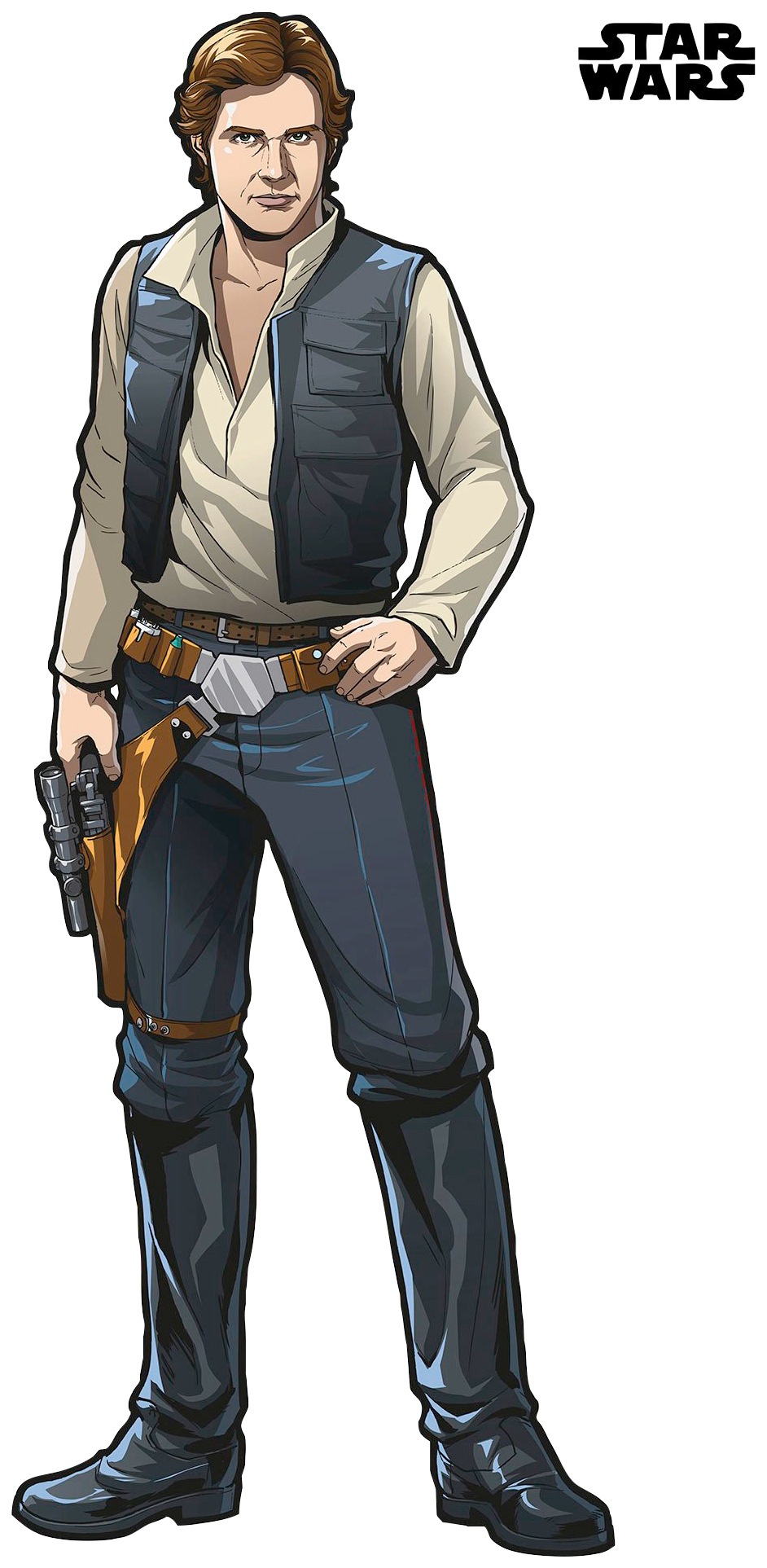 Image of Komar Vliestapete »Star Wars XXL Han Solo«, bedruckt-Comic-Retro, 127 x 196 cm (Breite x Höhe) bei Ackermann Versand Schweiz