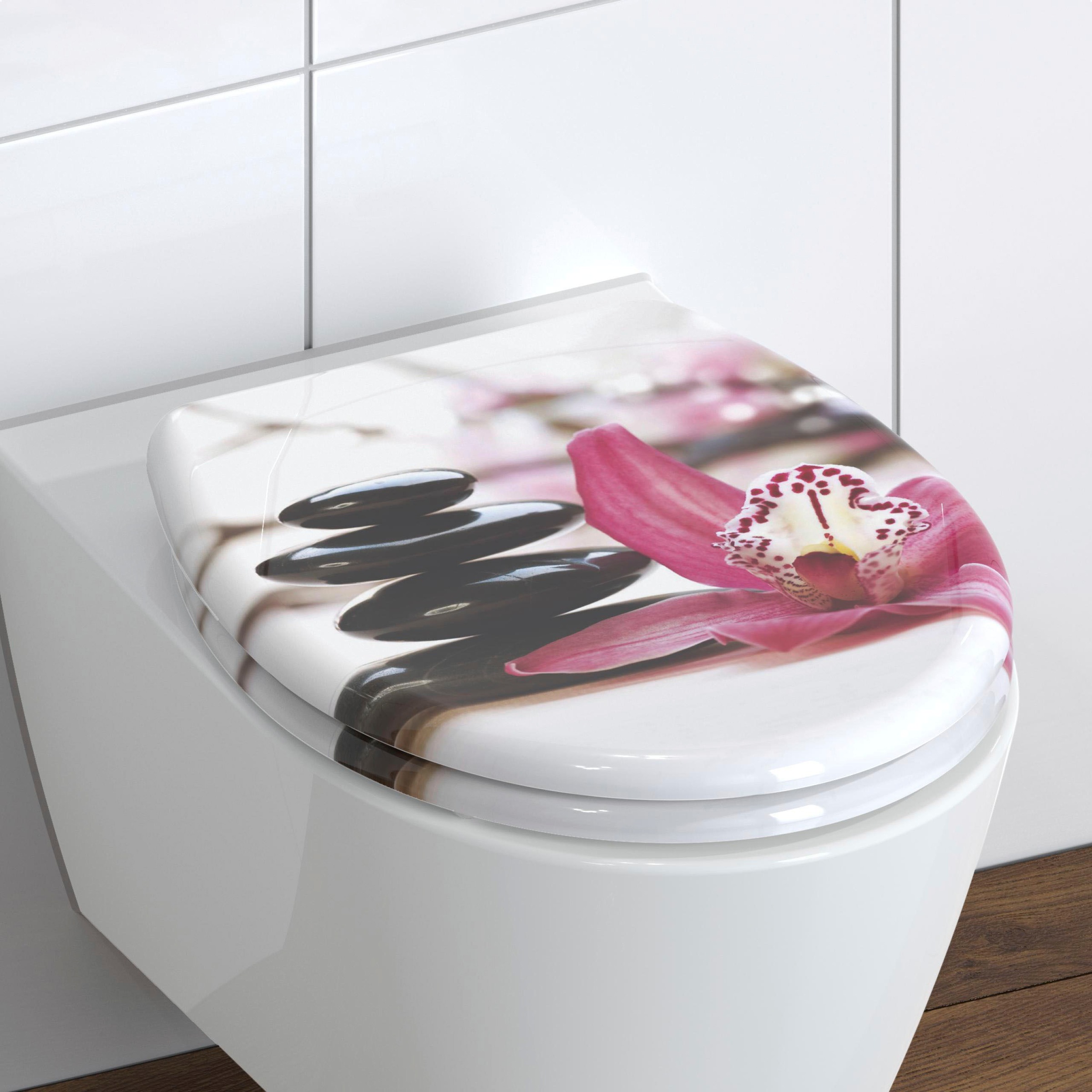 Schütte WC-Sitz 'Wellyness' mit Absenkautomatik Duroplast