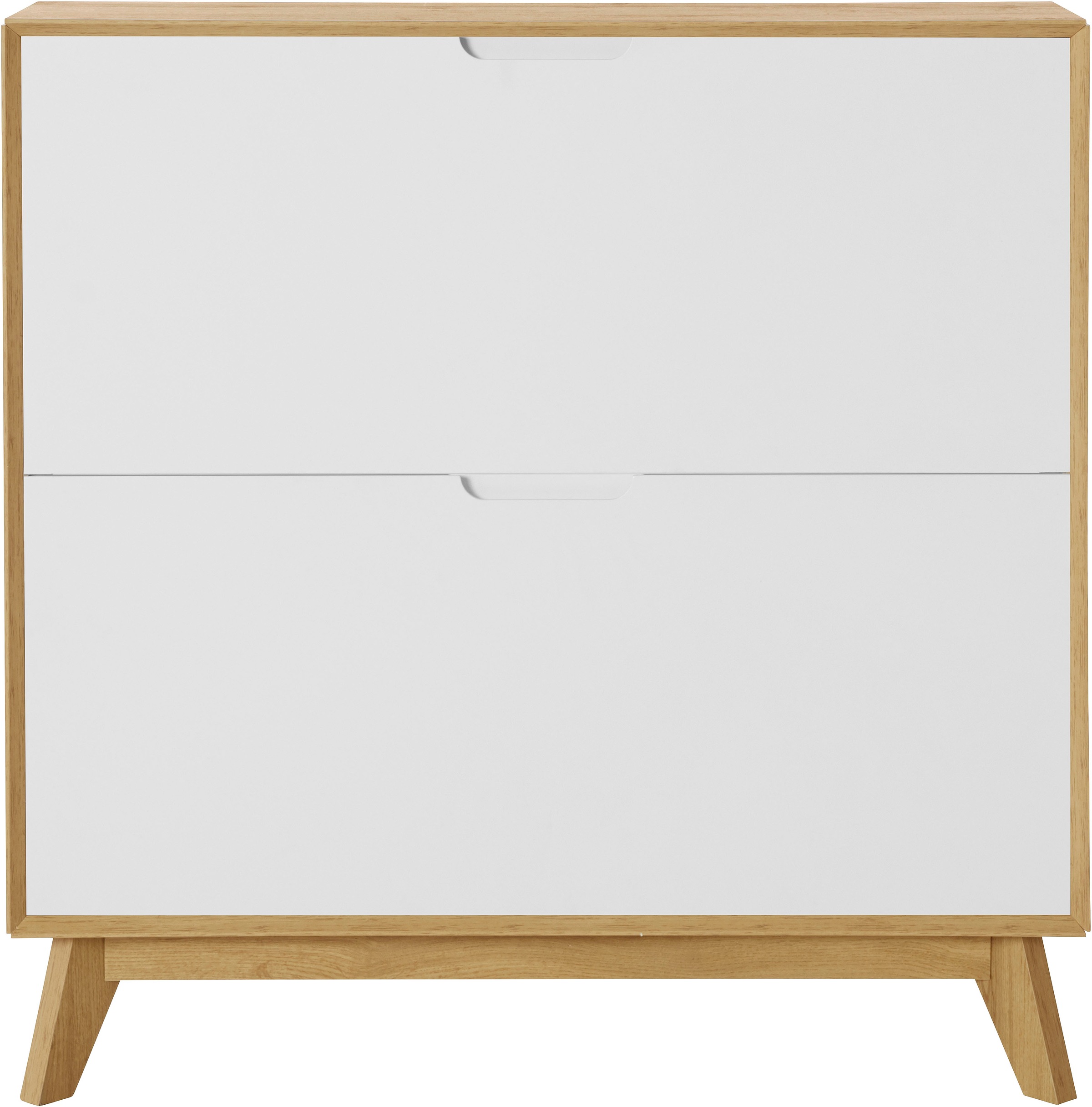 OTTO home Schuhschrank "Pandrup" mit 2 Klappen, ca. 8 Paar Schuhe pro Klappe, Höhe 90 cm