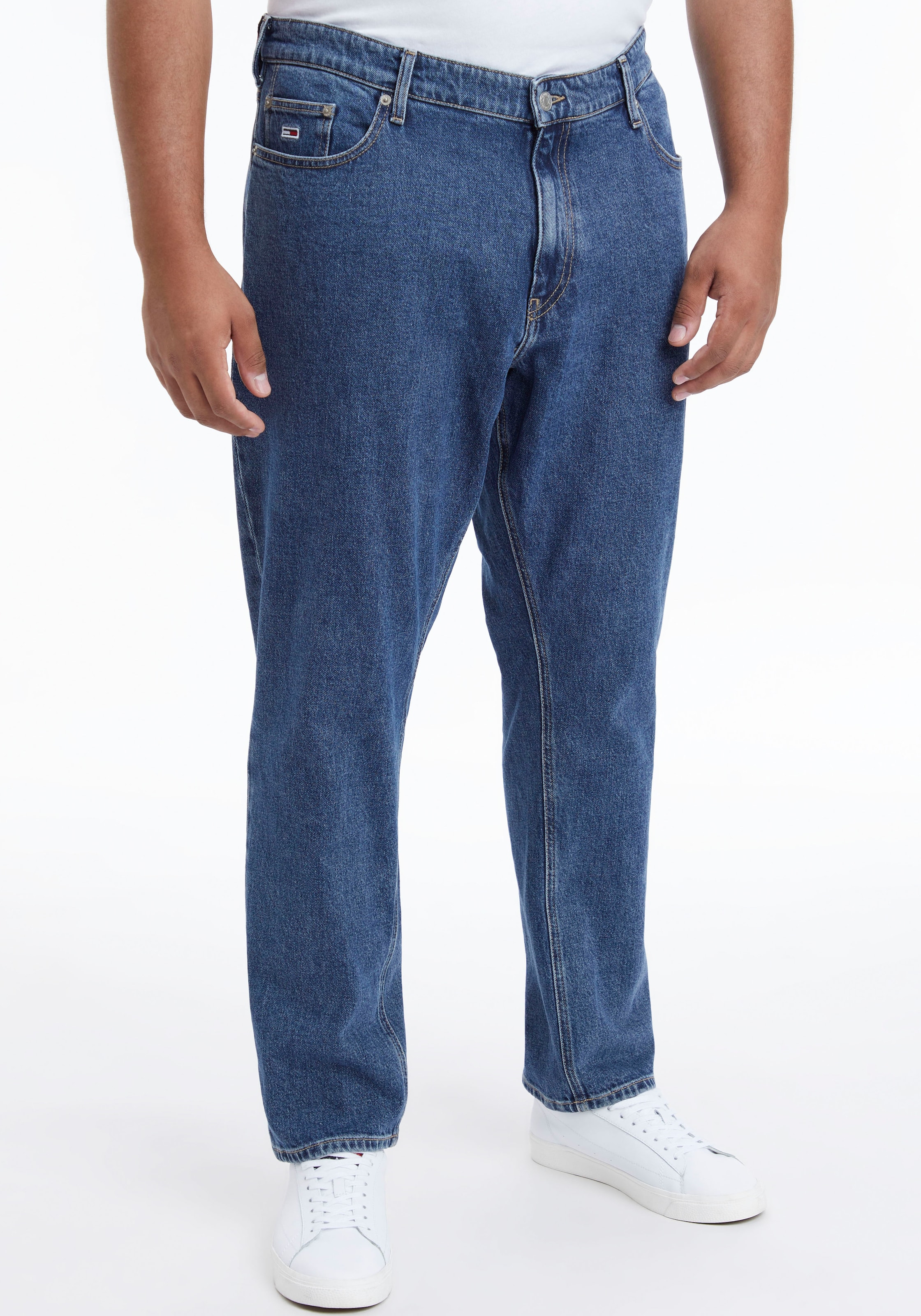Straight-Jeans »RYAN PLUS RGLR STRGHT BG6171«, mit coolen Used-Look-Stellen