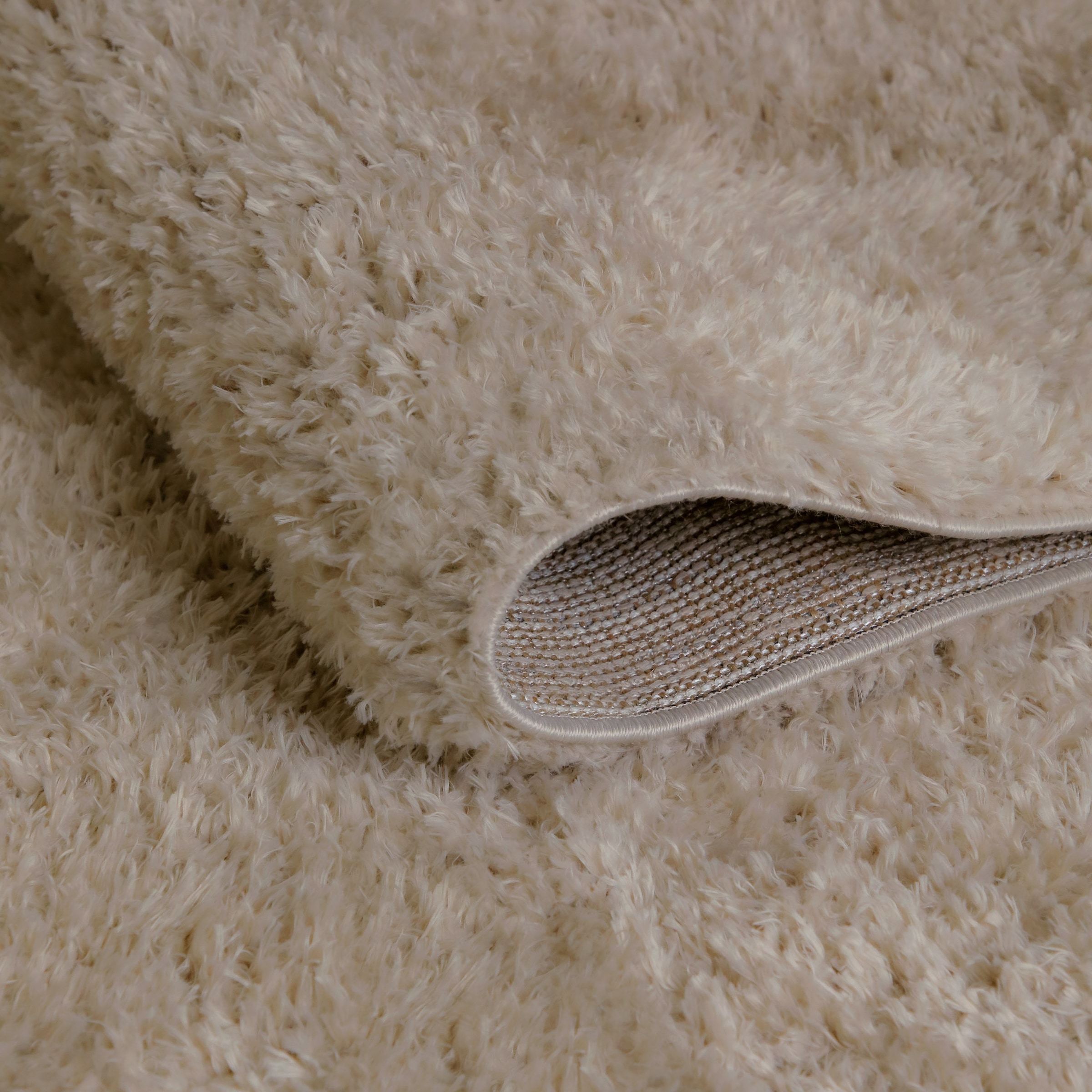 GOODproduct Hochflor-Teppich »Josetta« rund 50 mm Höhe Langflor, Shaggy, dichter weicher Hochflor, uni farben, Wohnzimmer